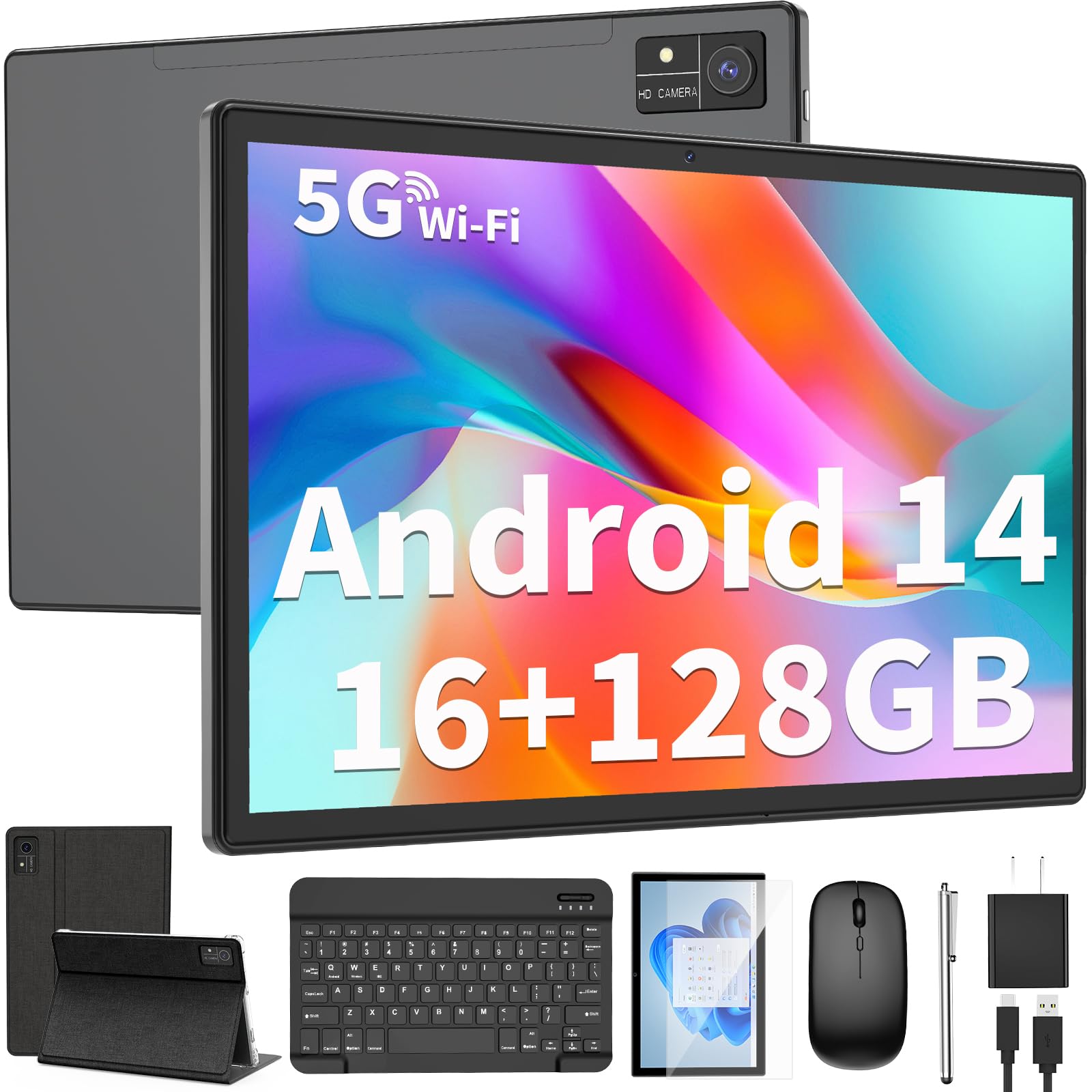 Foto 2 pulgar | Tableta Yobanse Android 14 10 Pulgadas 16 Gb Ram 128 Gb Rom 1 Tb 5g - Venta Internacional