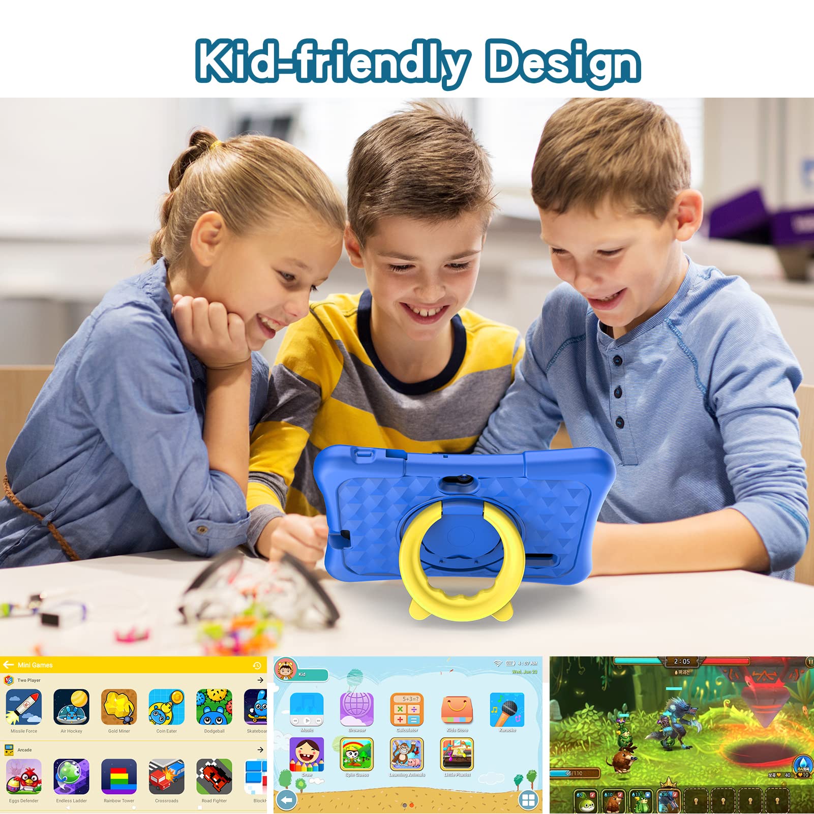 Foto 6 pulgar | Tablet Pritom K7 Pro de 7 Pulgadas y 32 Gb para Niños- Venta Internacional