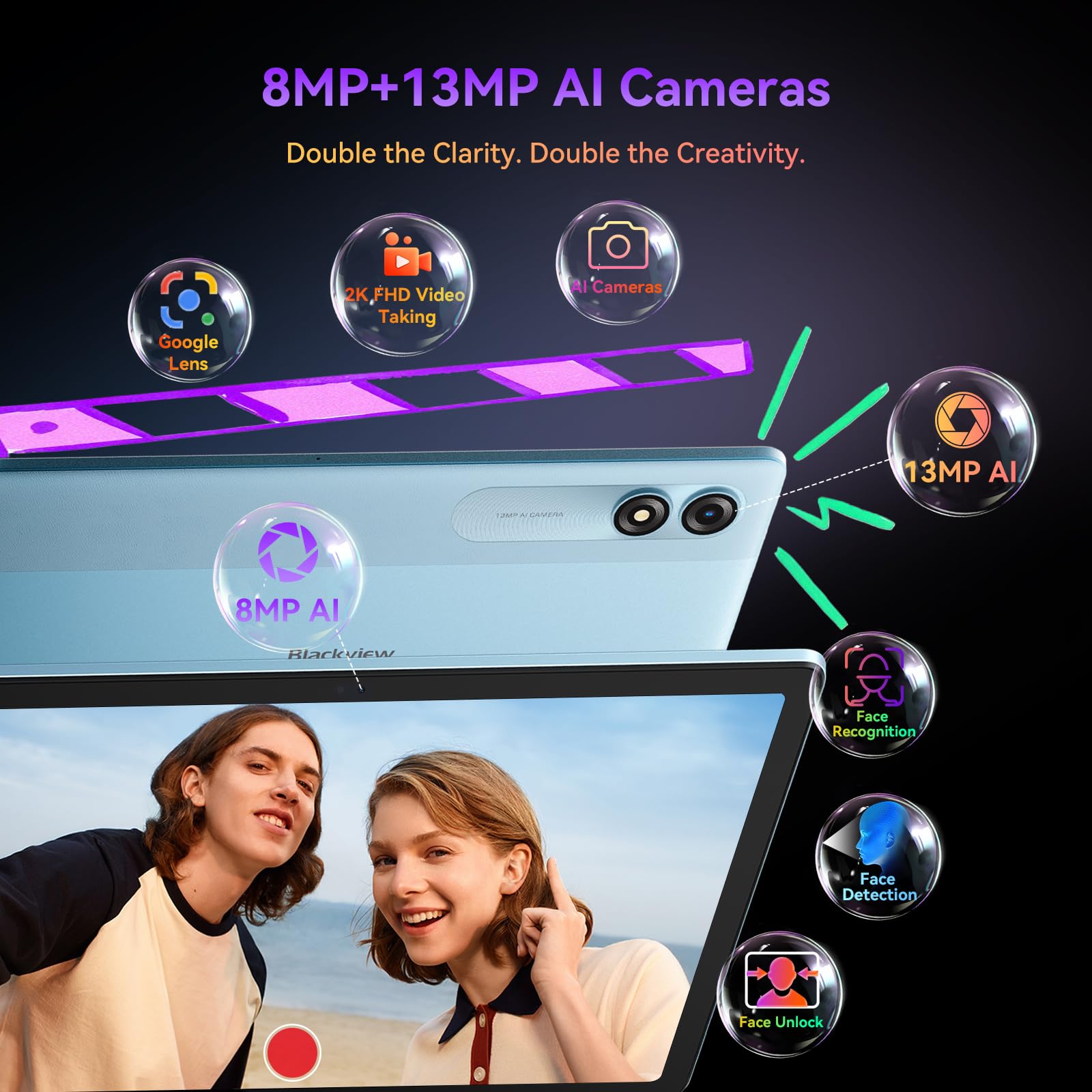 Foto 7 pulgar | Tableta Blackview 2025 Tab 9 Wifi 11 Pulgadas 18 Gb+256 Gb Android 14 - Venta Internacional.
