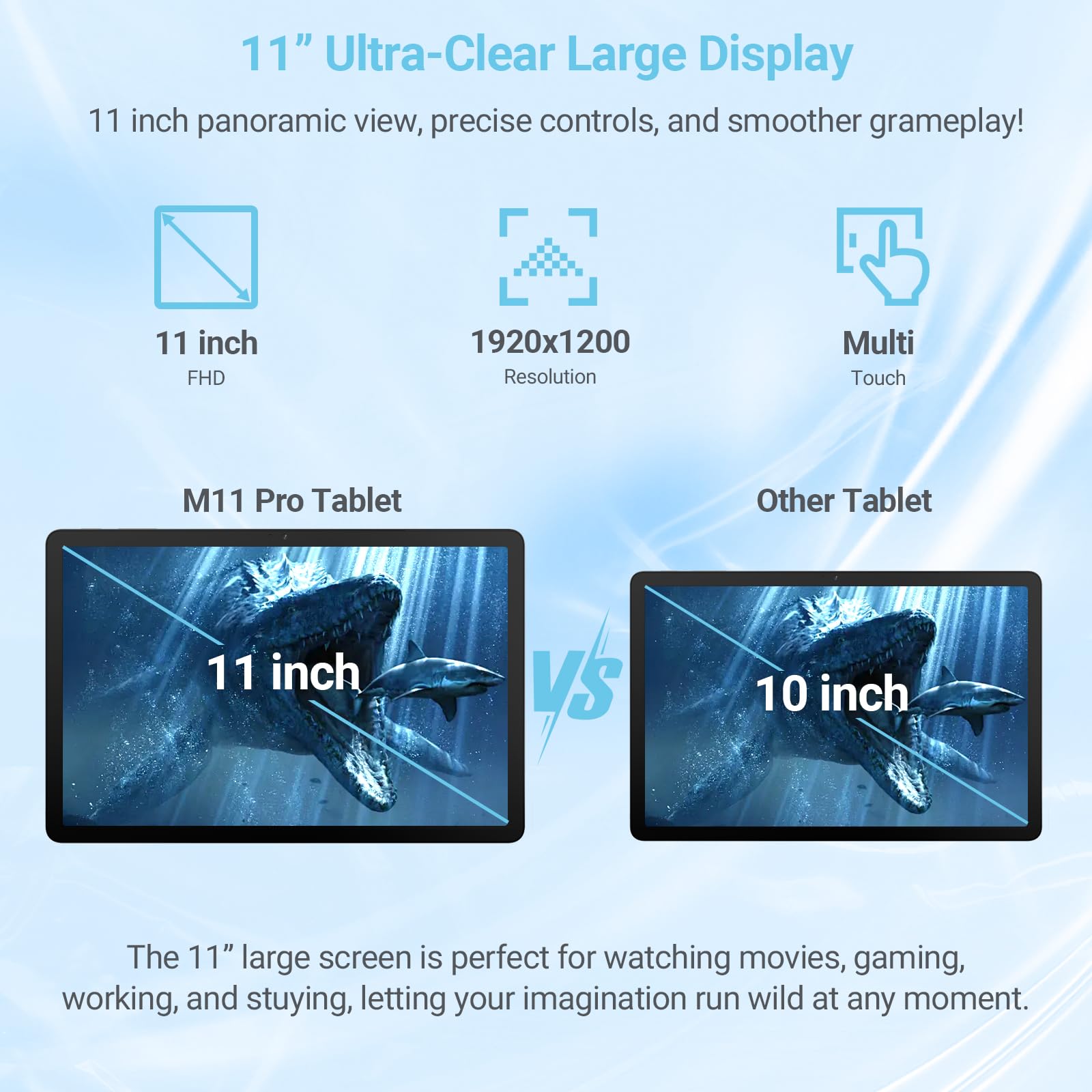 Foto 3 | Tableta Para Juegos Digiland Tab M11 Pro 11 Android 14 16 Gb+256 Gb - Venta Internacional.