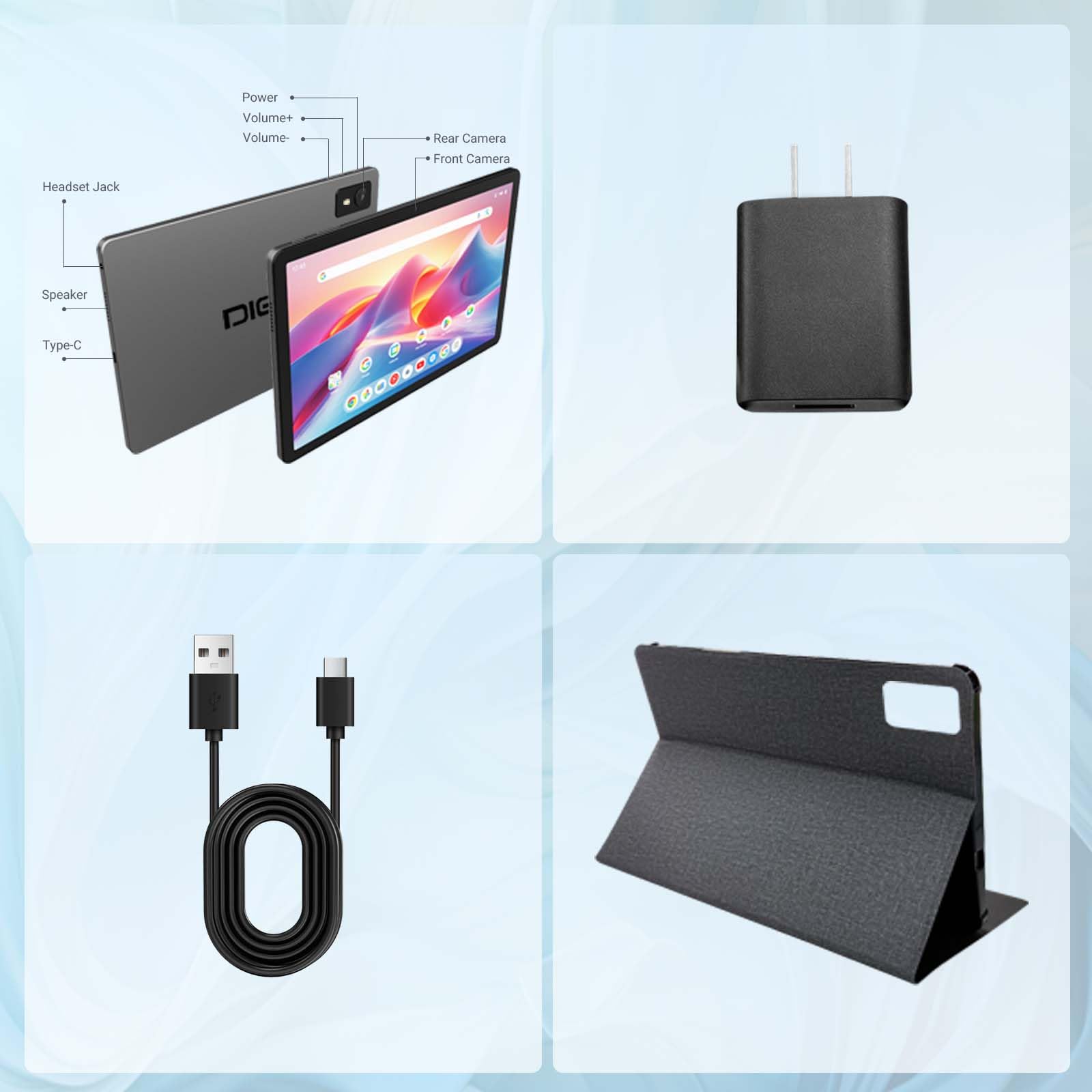 Foto 7 | Tableta Para Juegos Digiland Tab M11 Pro 11 Android 14 16 Gb+256 Gb - Venta Internacional.
