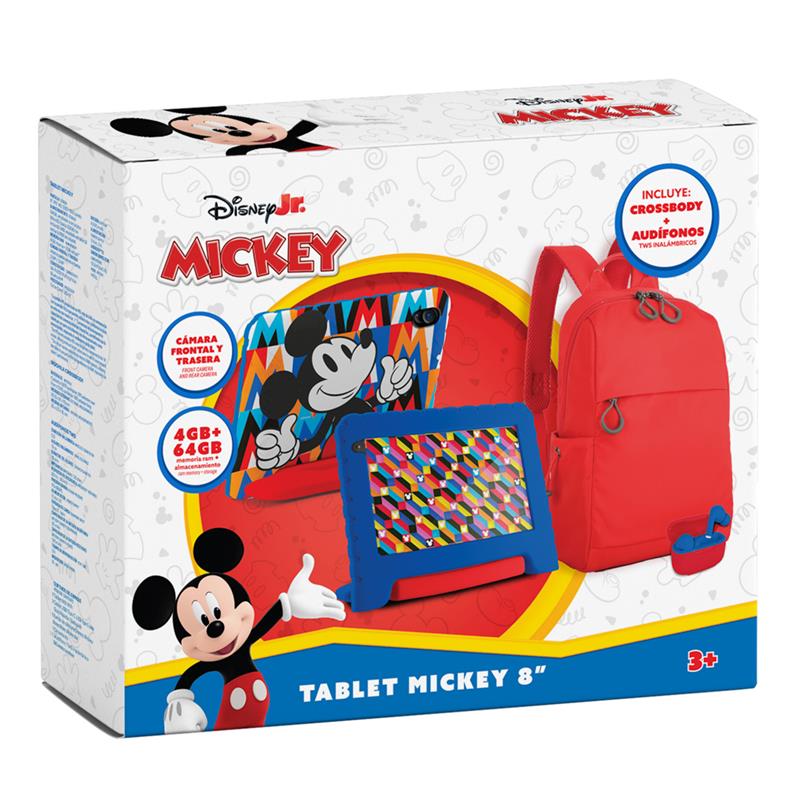 Foto 6 pulgar | Kit Tablet Mickey 8'' Pulgadas + Crossbody +audífonos Tws Multi