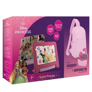Foto 6 | Kit Tablet Princesas 8'' Pulgadas + Crossbody + Audífonos Tws Multi