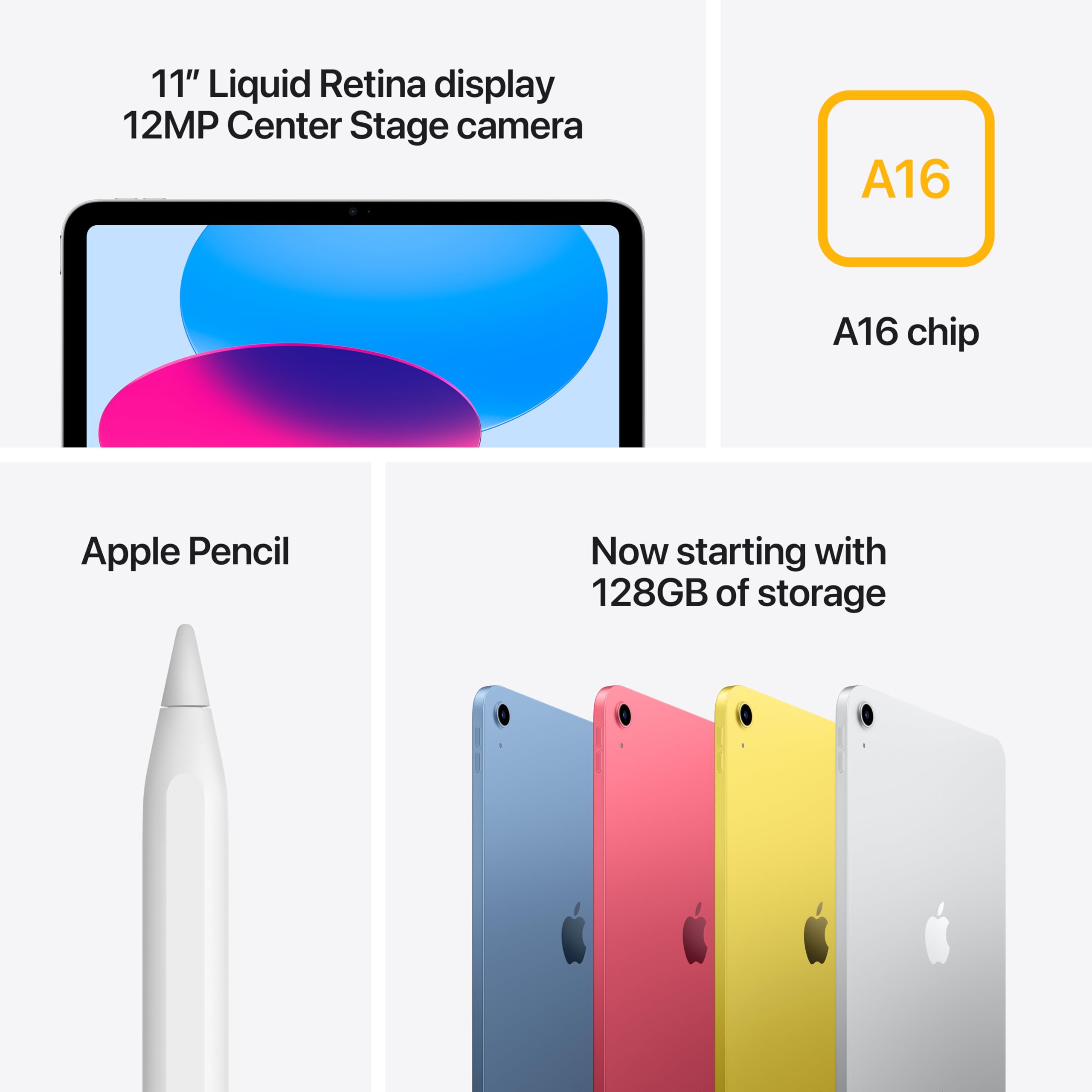 Foto 6 | Tablet Apple Ipad 11 Pulgadas 256 Gb Plateada, Chip A16, Wi-fi 6 - Venta Internacional.