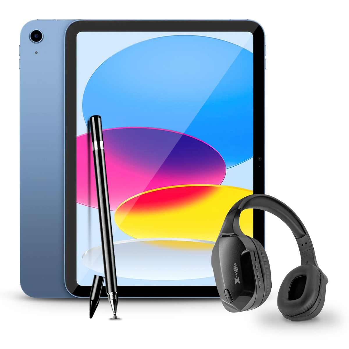 iPad 10.9 Pulgadas 256 GB Azul + Audífonos Bluetooth y Lápiz Táctil