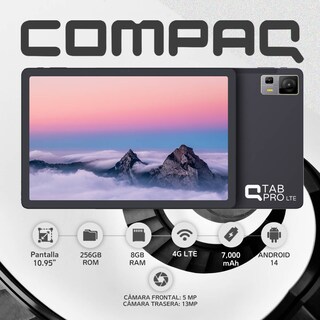 Foto 2 | Compaq Tableta Qtabpro Lte I 11” 8gb Ram + 256gb Rom I Snapdragon 685 I Camaras 13mp + 5mp I 7000mah I 4g-lte I Andr