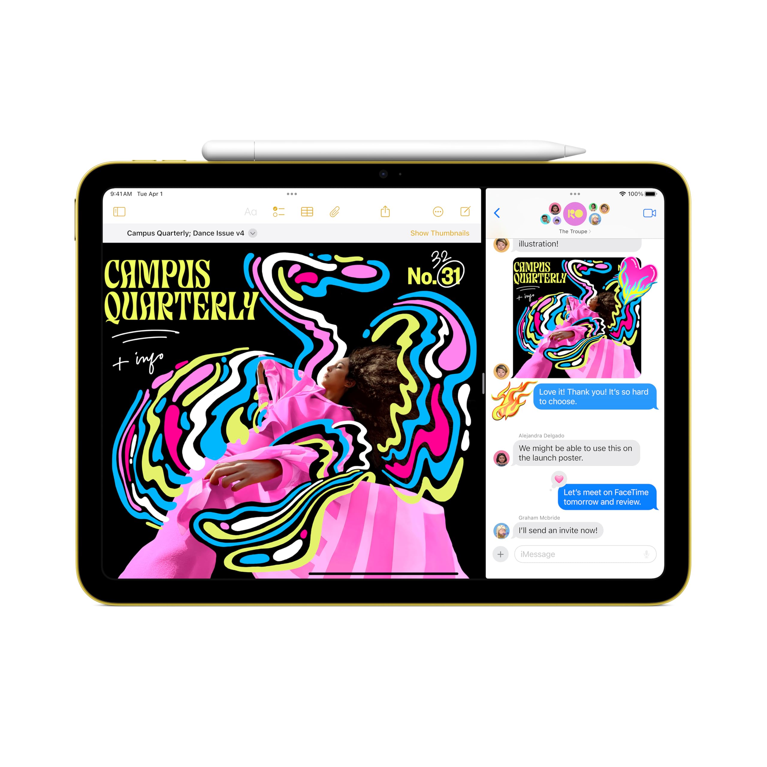 Foto 4 pulgar | Tablet Apple Ipad 11 Pulgadas 256 Gb Wifi 6 Rosa - Chip A16 - Venta Internacional.