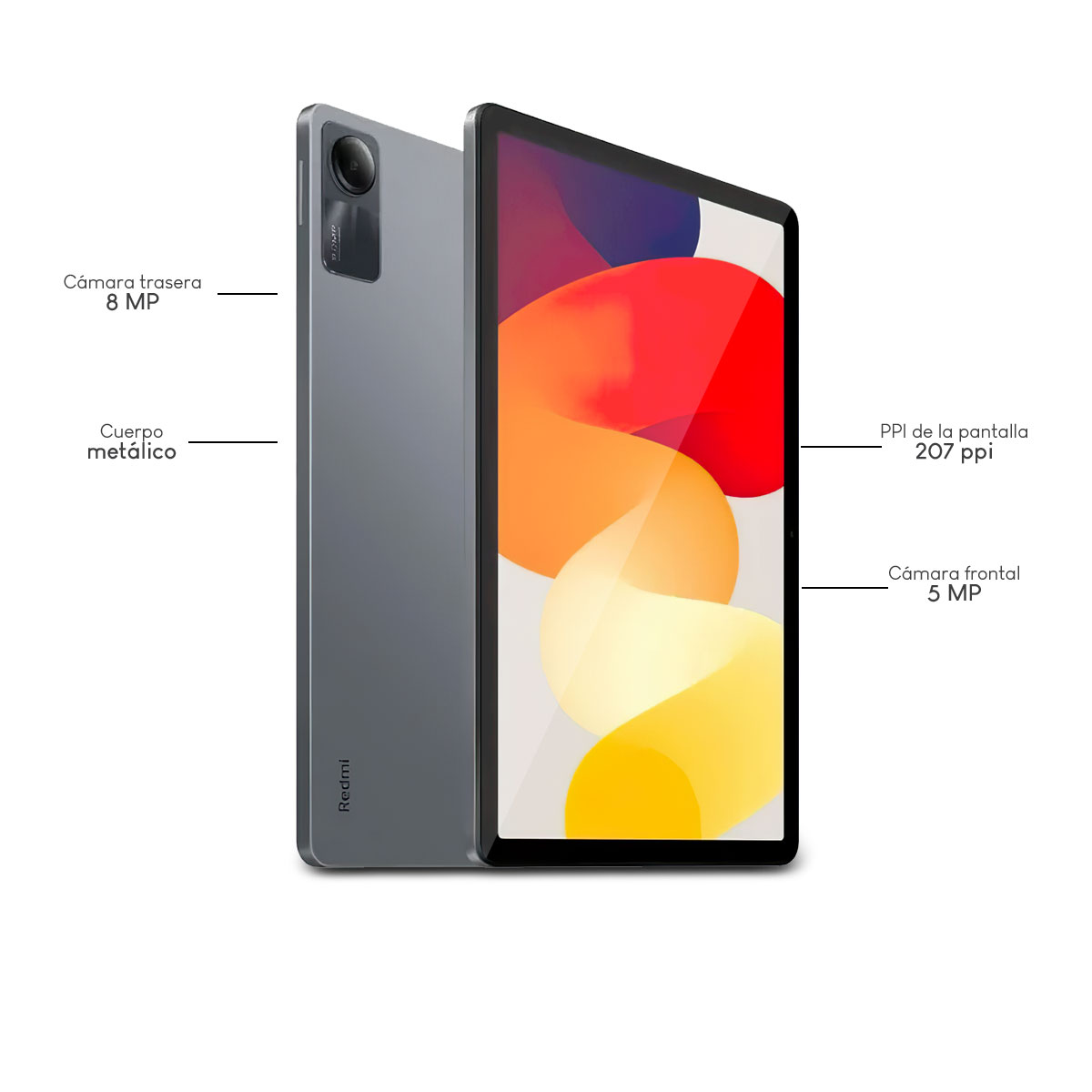 Foto 4 pulgar | Tablet Xiaomi Redmi Pad Se Snapdragon 8gb 256gb 11'' Fhd Plata