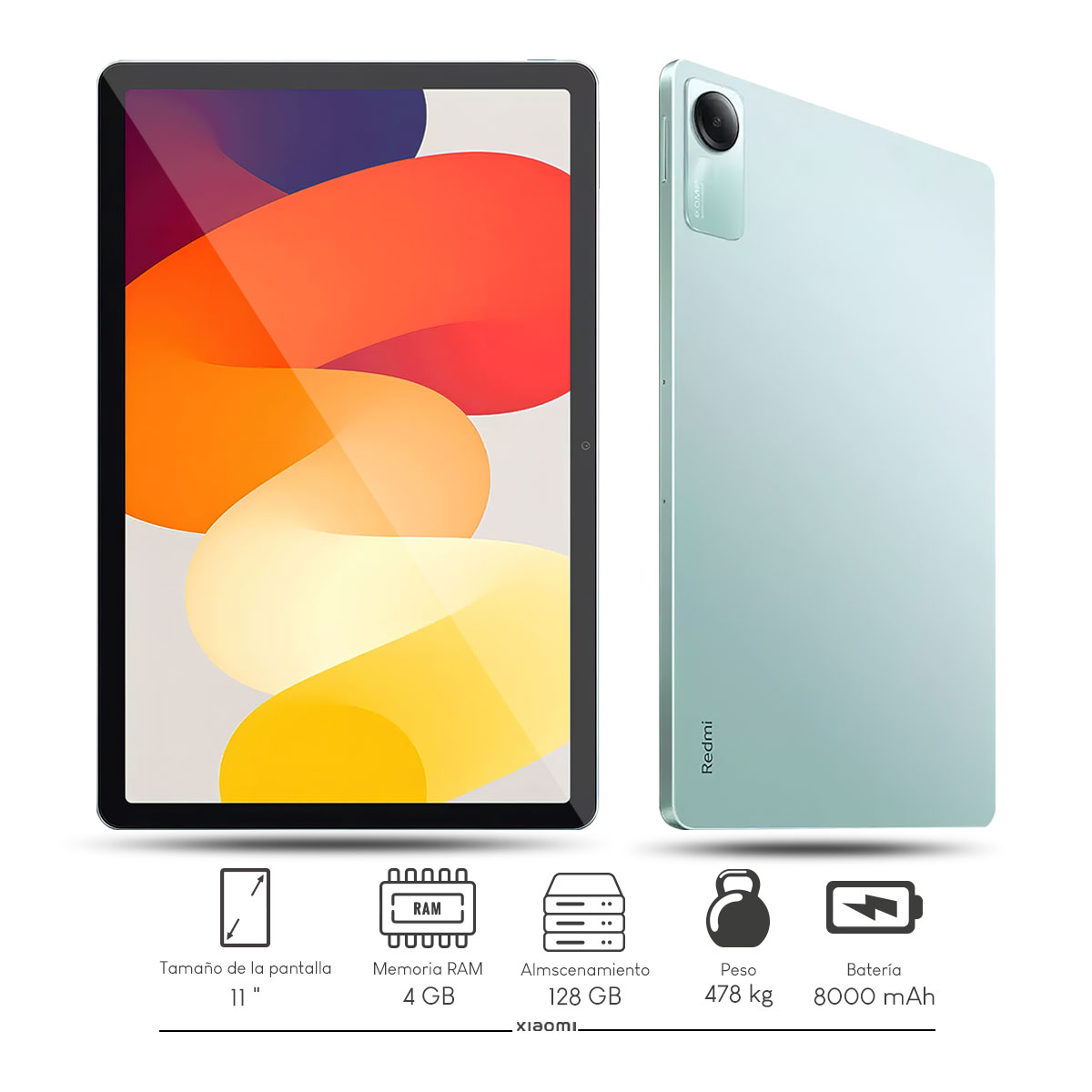 Foto 3 pulgar | Tablet Xiaomi Redmi Pad Se Snapdragon 8gb 256gb 11'' Fhd Verde