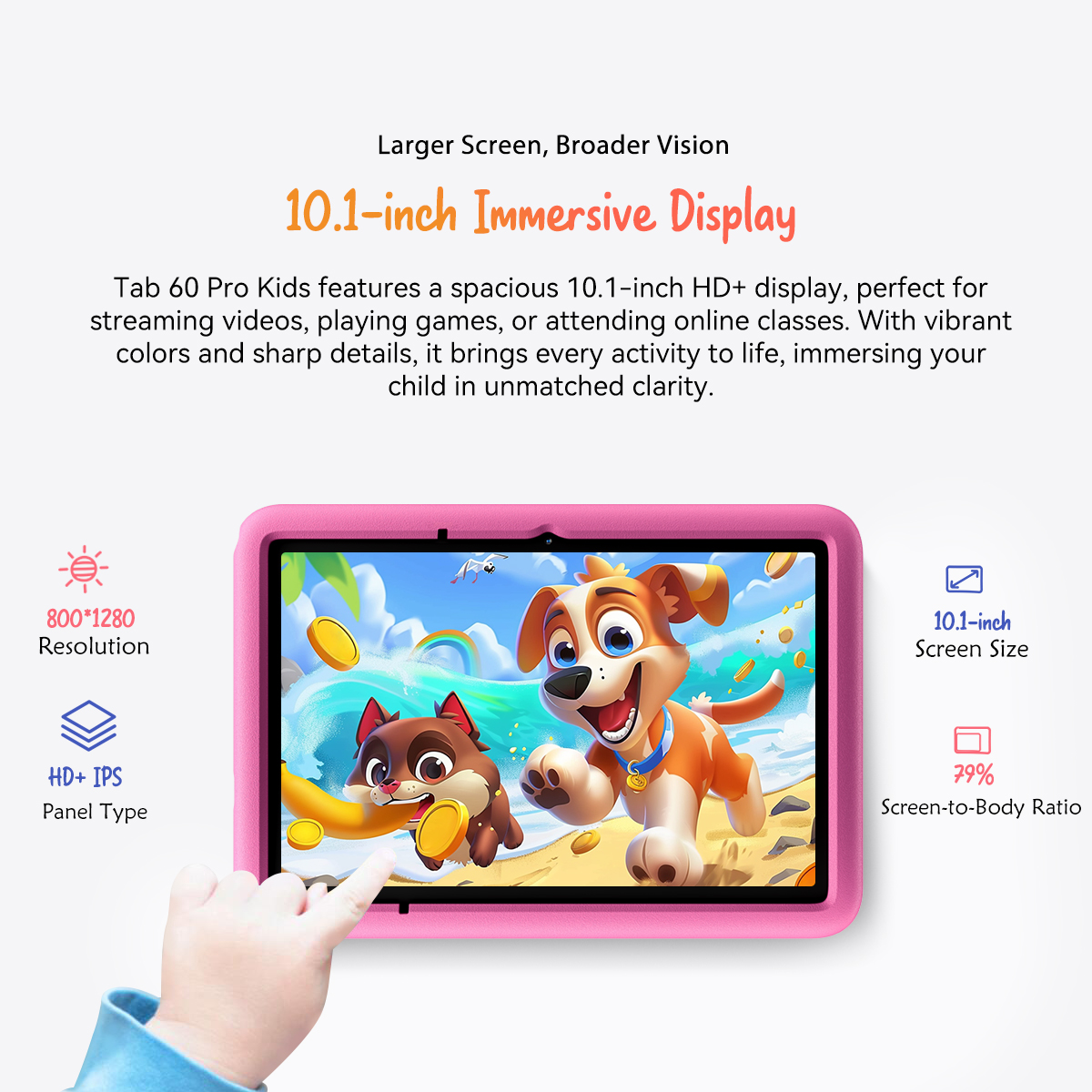 Foto 4 pulgar | Tableta Blackview Tab 60 Pro Kids 4g 12 Gb+128 Gb Android 15 - Venta Internacional.