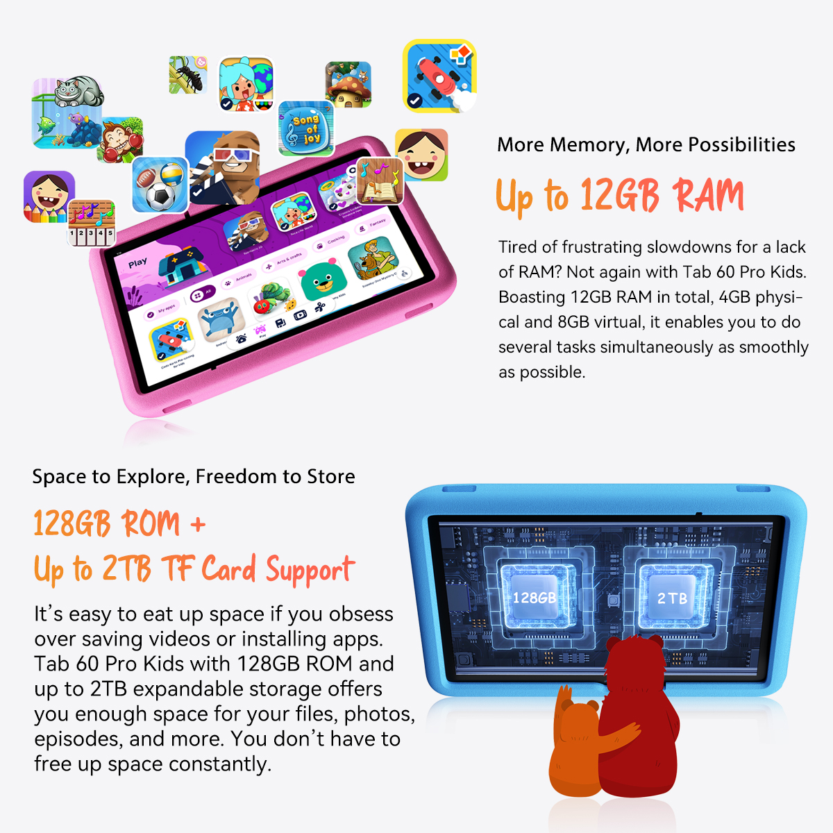 Foto 7 pulgar | Tableta Blackview Tab 60 Pro Kids 4g 12 Gb+128 Gb Android 15 - Venta Internacional.