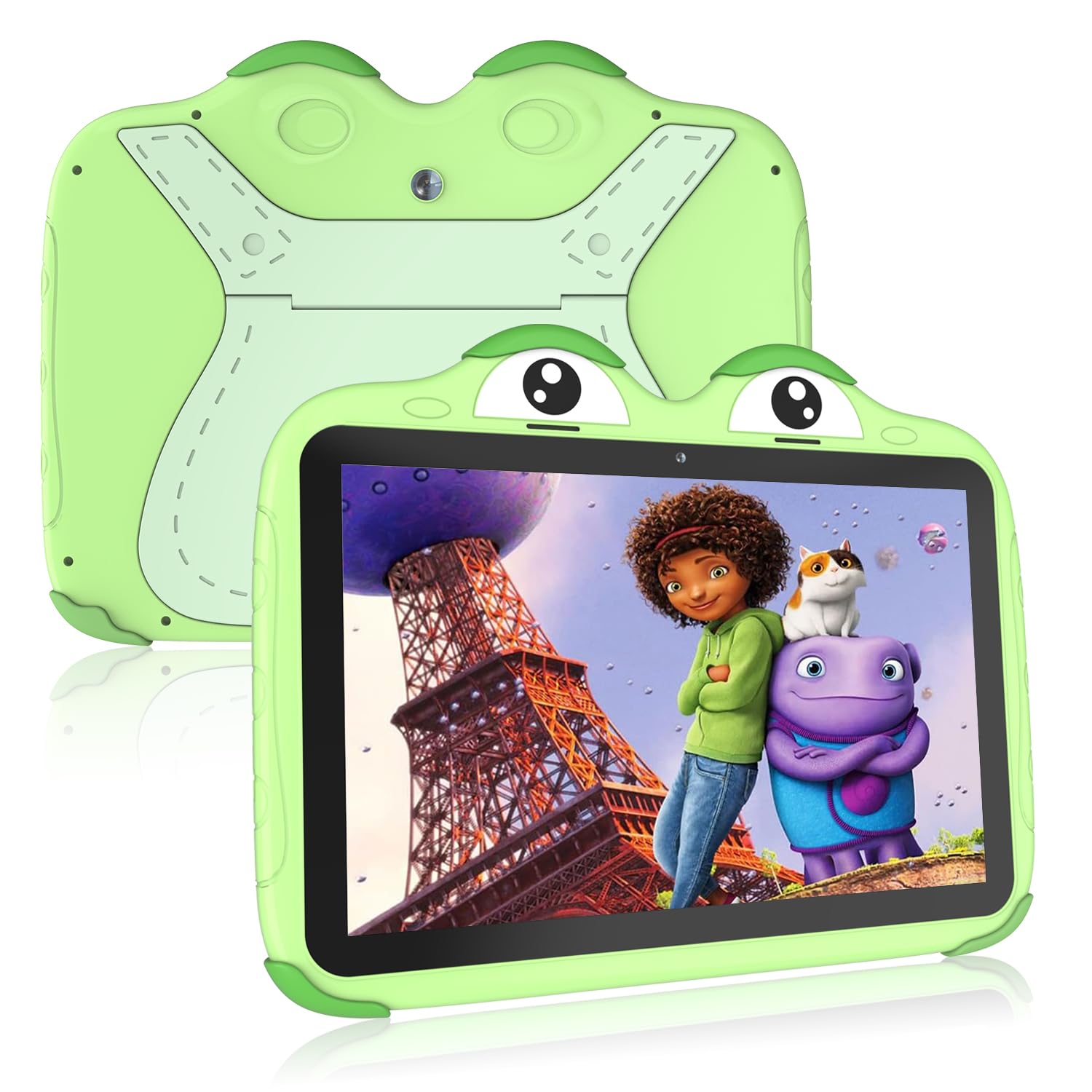 Tablet Okulaku Kids F10 10.1'' Android 11 64gb Wifi Verde - Venta Internacional.