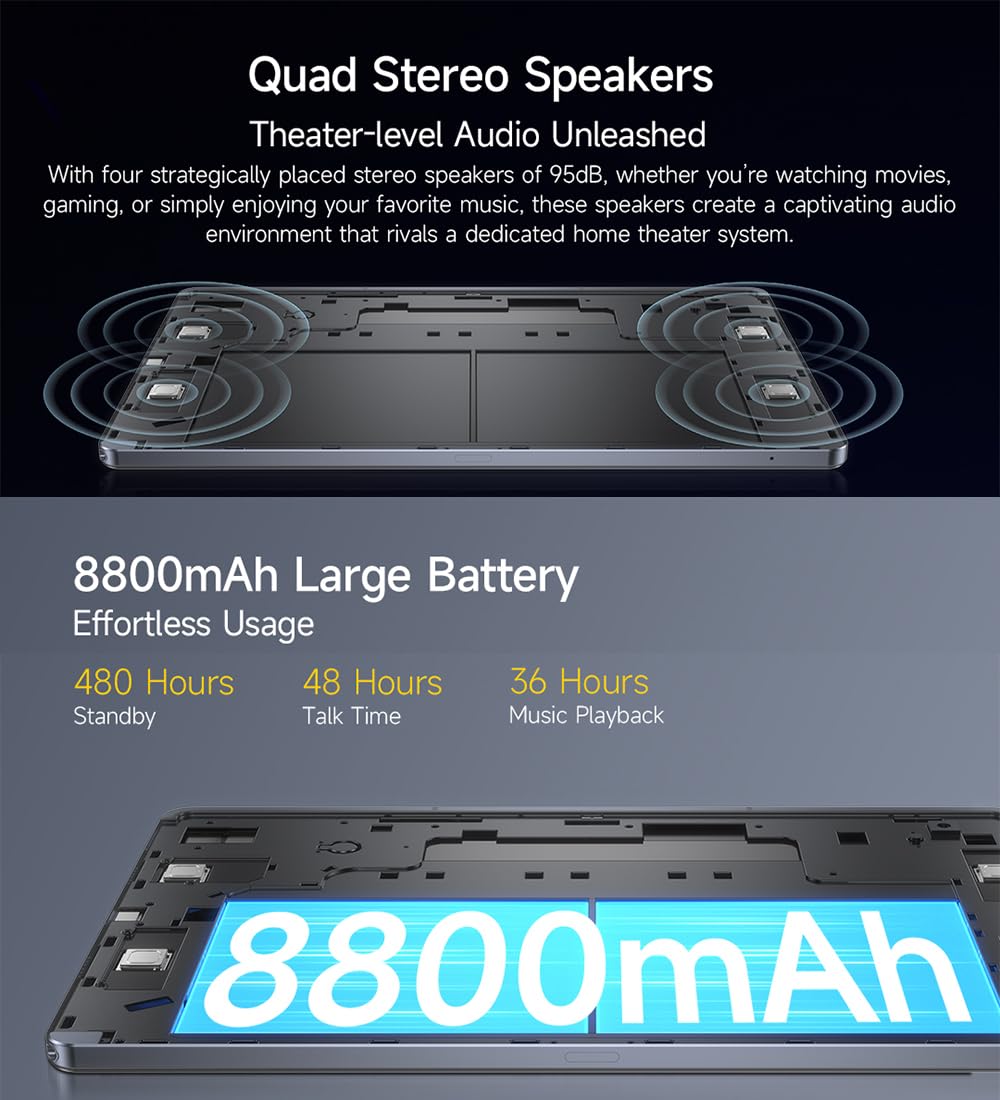Foto 7 | Tableta Ulefone Tab A11 Pro Desbloqueada Android 14 11'' 16gb+128gb - Venta Internacional.
