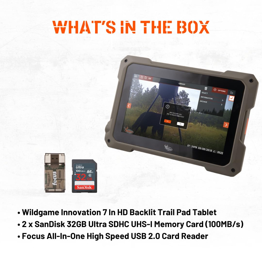 Foto 7 pulgar | Tableta Trail Pad Wildgame Innovations, 7 Pulgadas, Hd Tft, Paquete De 2 - Venta Internacional.