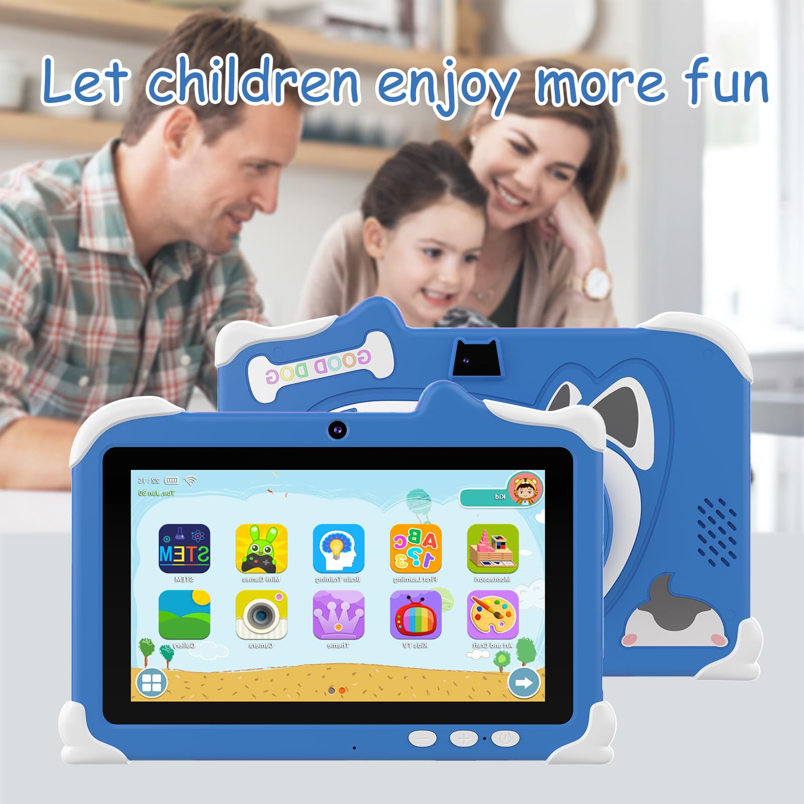 Foto 5 pulgar | Tablet Cupeisi Kids De 7 Pulgadas Con Android 12, 4 Gb De Ram, 32 Gb De Rom - Venta Internacional.