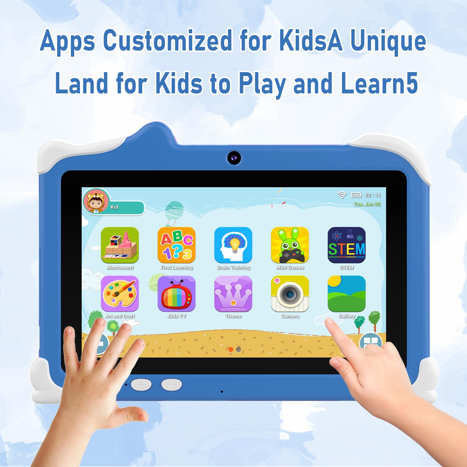 Foto 8 pulgar | Tablet Cupeisi Kids De 7 Pulgadas Con Android 12, 4 Gb De Ram, 32 Gb De Rom - Venta Internacional.