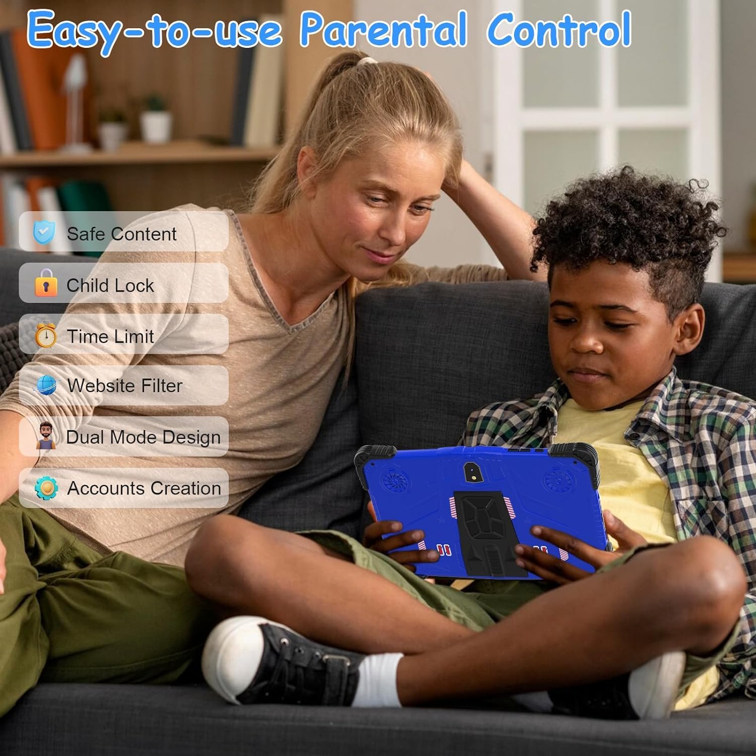 Foto 6 pulgar | Tablet Cupeisi Android 13 Para Niños, 10 Pulgadas, 8 Gb De Ram, 64 Gb De Rom - Venta Internacional.