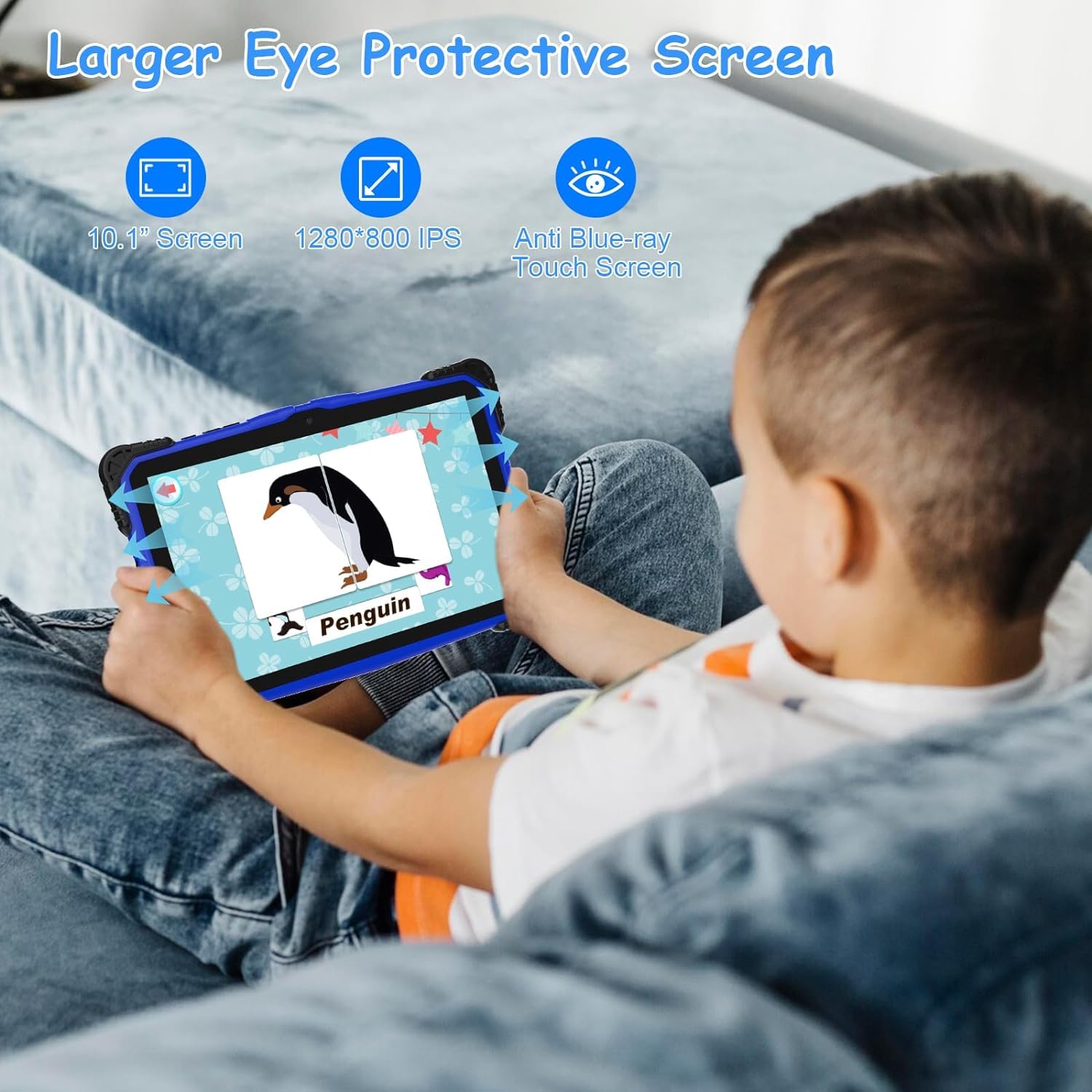 Foto 6 | Tablet Cupeisi Android 13 Para Niños, 10 Pulgadas, 8 Gb De Ram, 64 Gb De Rom - Venta Internacional.