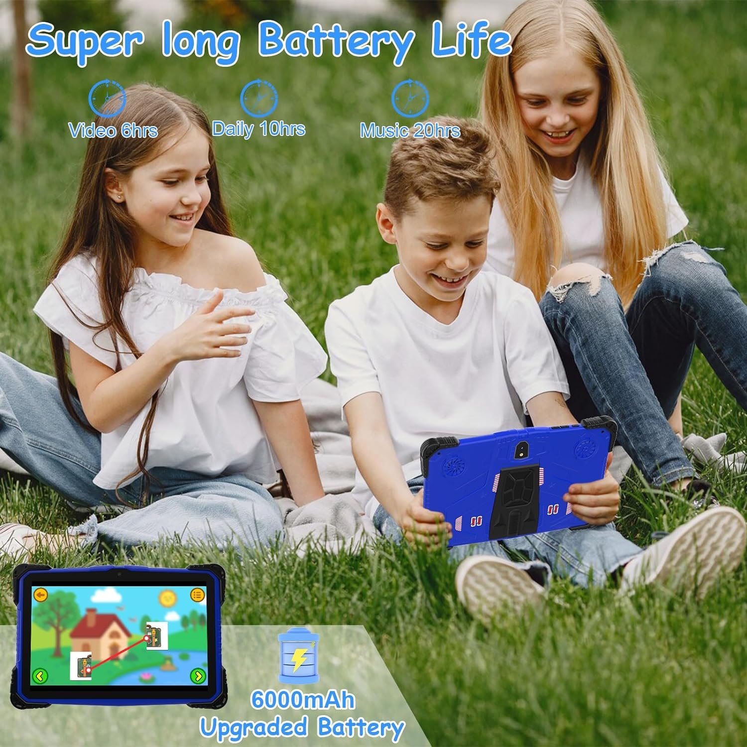 Foto 8 pulgar | Tablet Cupeisi Android 13 Para Niños, 10 Pulgadas, 8 Gb De Ram, 64 Gb De Rom - Venta Internacional.
