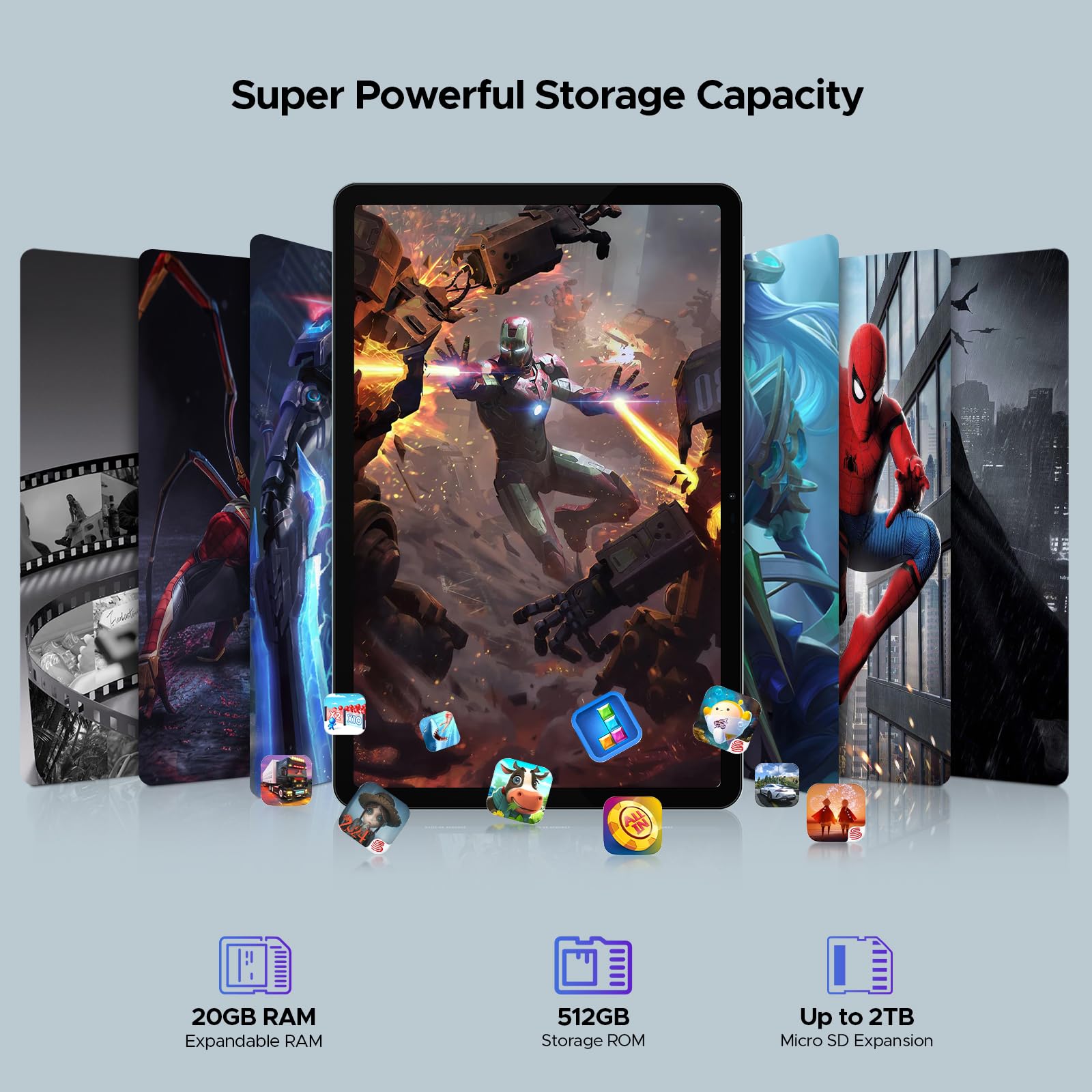 Foto 5 pulgar | Tablet Doogee T40 De 11 Pulgadas, 2,5 K, 20 Gb+512 Gb/2 Tb, Android 14 - Venta Internacional.