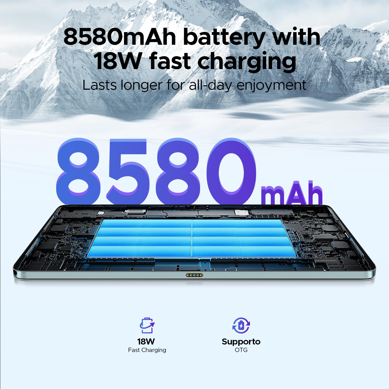Foto 5 | Tablet Doogee T40 De 11 Pulgadas, 2,5 K, 20 Gb+512 Gb/2 Tb, Android 14 - Venta Internacional.