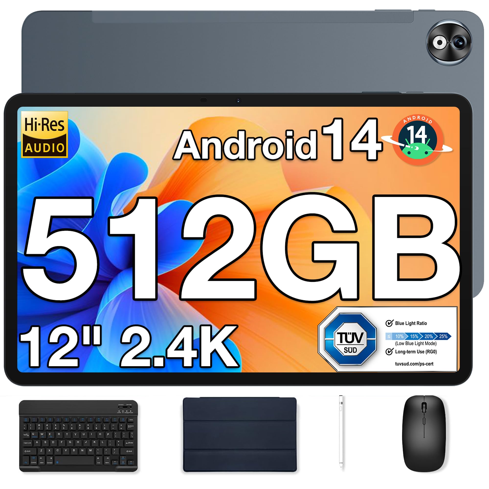 Tablet Doogee De 12 Pulgadas Con Teclado Helio G99 De 20 Gb De Ram Y 512 Gb De Rom - Venta Internacional.