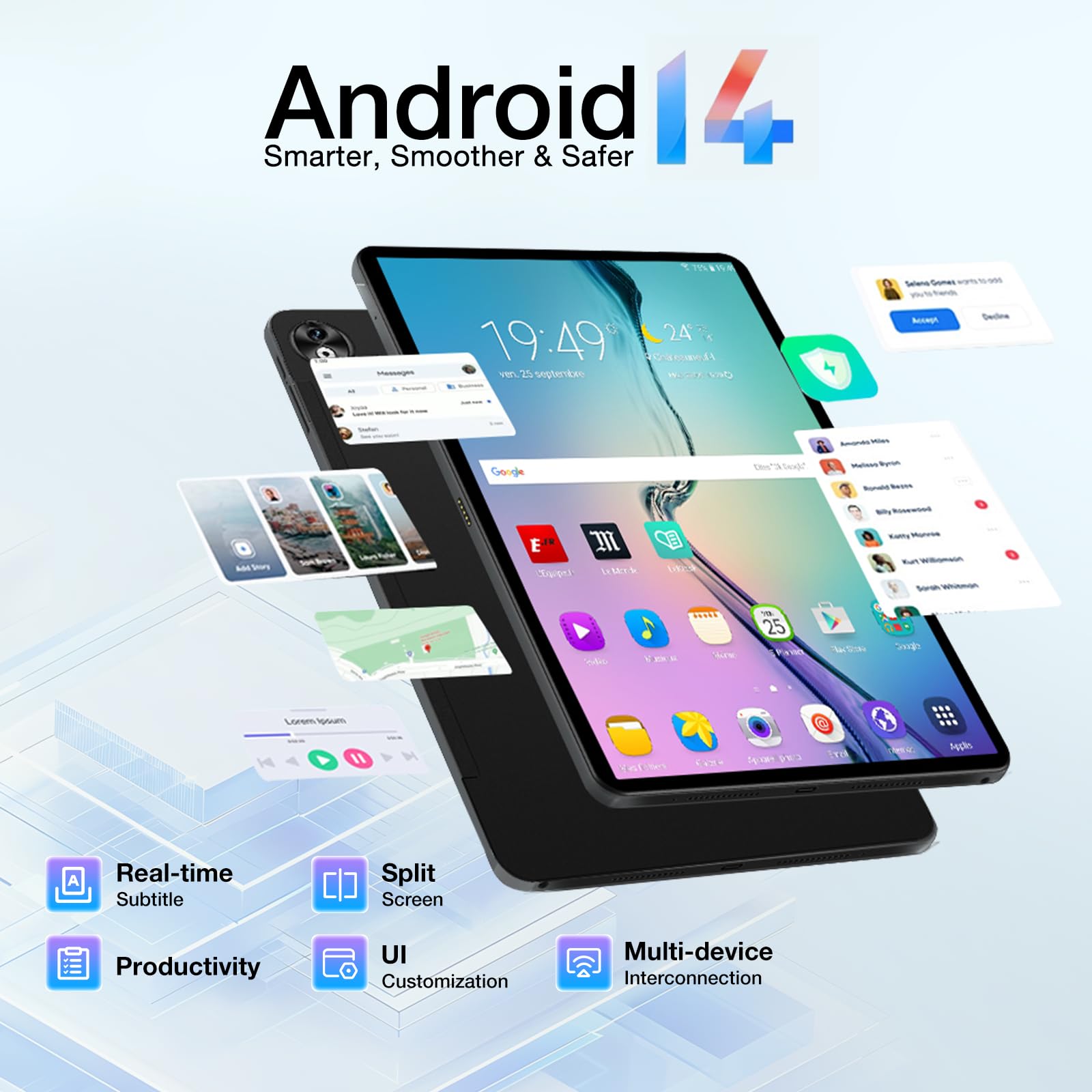 Foto 8 pulgar | Tablet Doogee De 12 Pulgadas Con Teclado Helio G99 De 20 Gb De Ram Y 512 Gb De Rom - Venta Internacional.