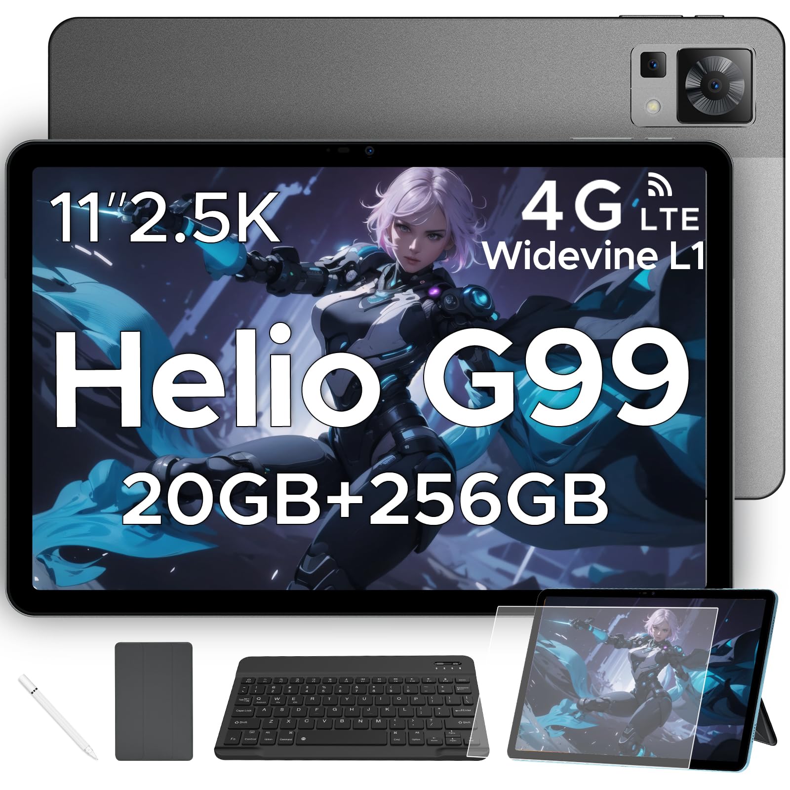 Tablet Doogee T35 De 11 Pulgadas, 20 Gb De Ram Y 256 Gb De Rom, Android 14 - Venta Internacional.