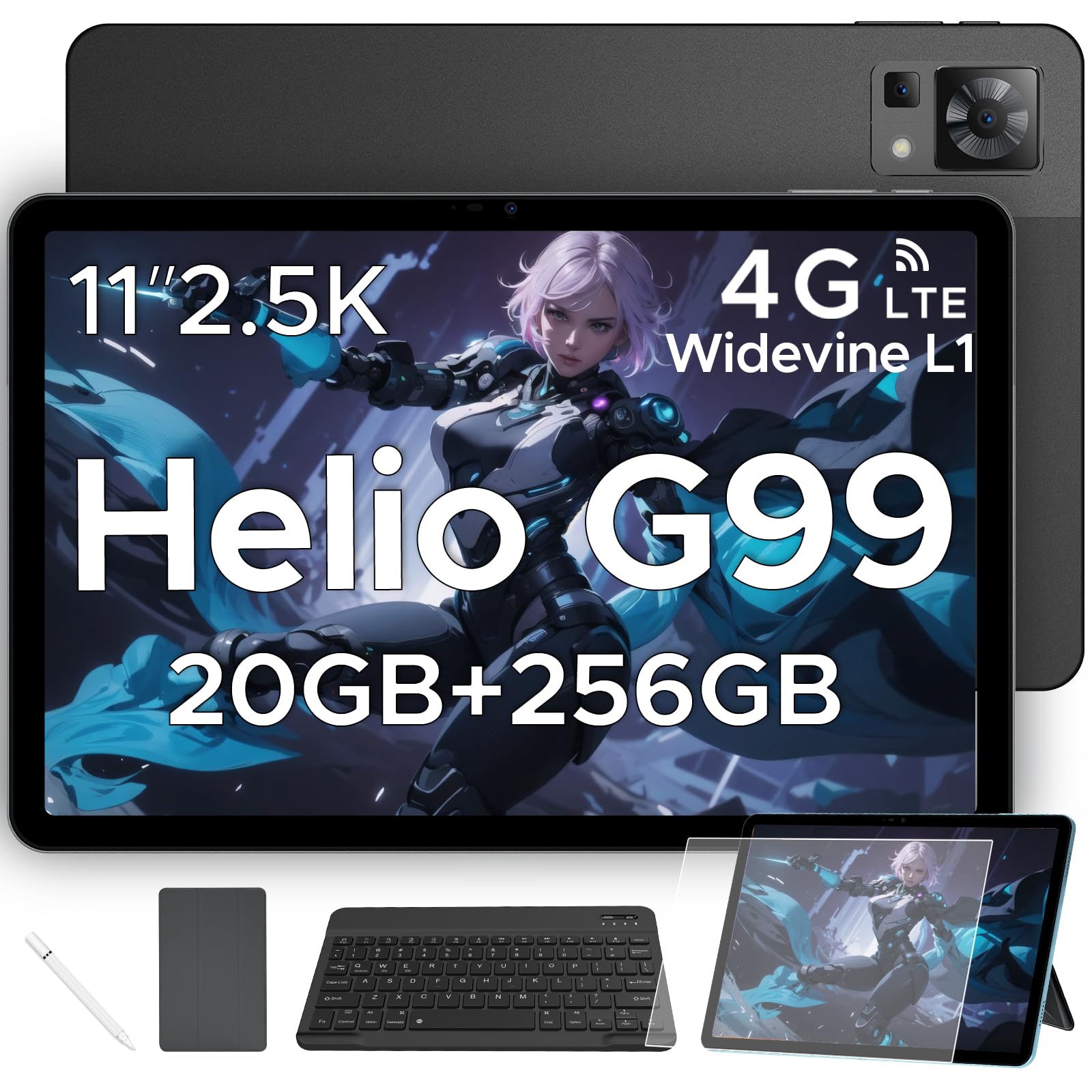 Tablet Doogee T35 De 11 Pulgadas, 20 Gb De Ram Y 256 Gb De Rom, Android 14 - Venta Internacional.