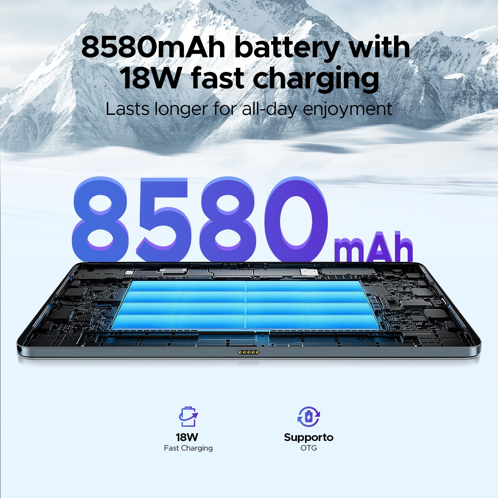 Foto 5 | Tablet Doogee T40 De 11 Pulgadas, 2,5 K, 20 Gb+512 Gb/2 Tb, Android 14 - Venta Internacional.