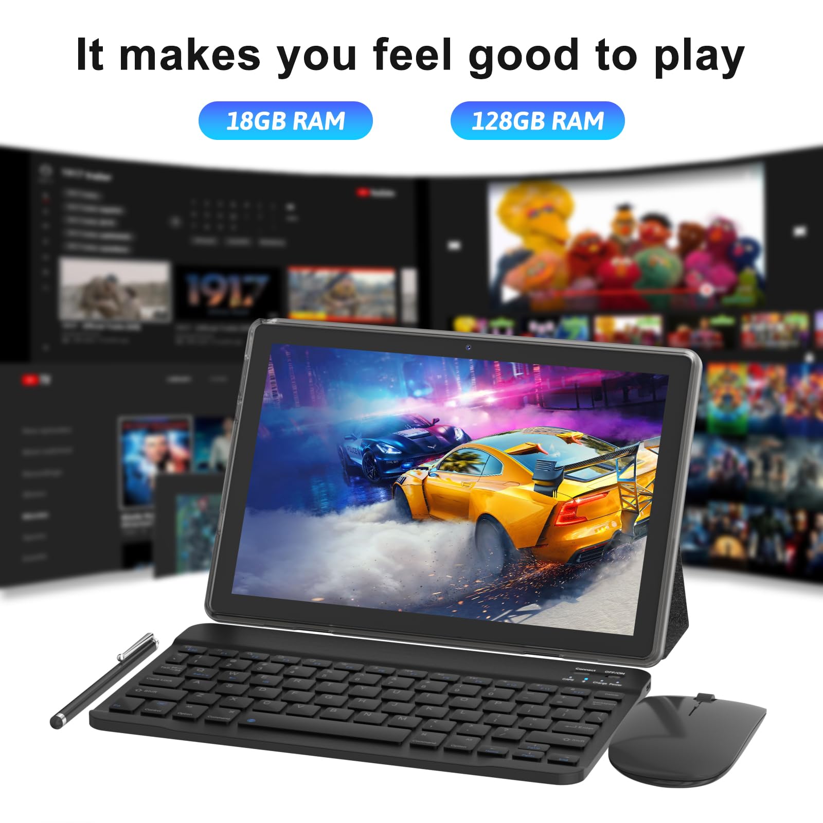 Foto 4 pulgar | Tablet Coopers Android 15 10,1 Pulgadas, 18 Gb De Ram, 128 Gb De Rom, 6000 Mah - Venta Internacional.