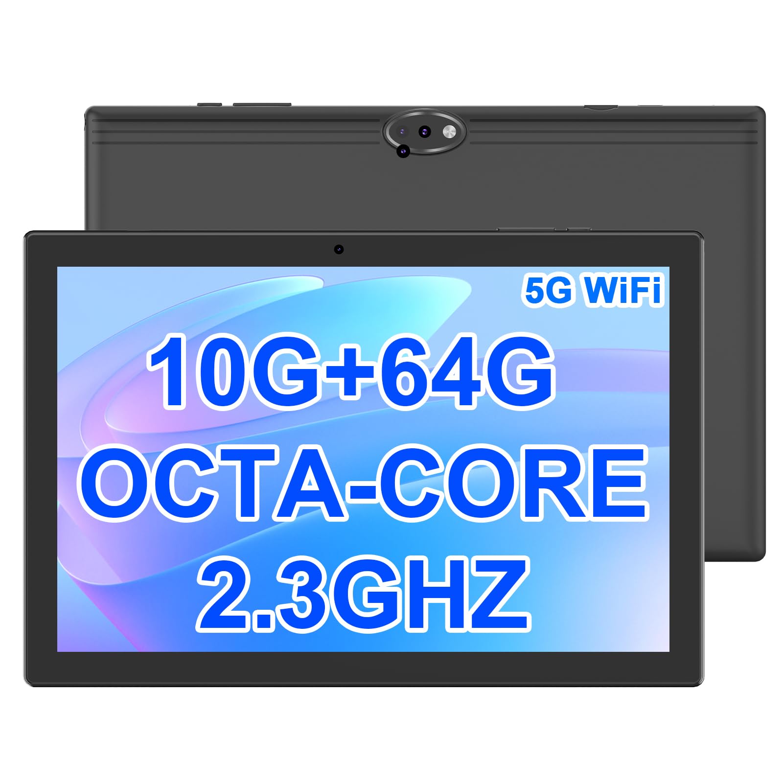 Foto 1 | Tablet Peicheng Android 13 De 10.1 Pulgadas, 10 Gb De Ram Y 64 Gb De Rom, Color Negro - Venta Internacional.