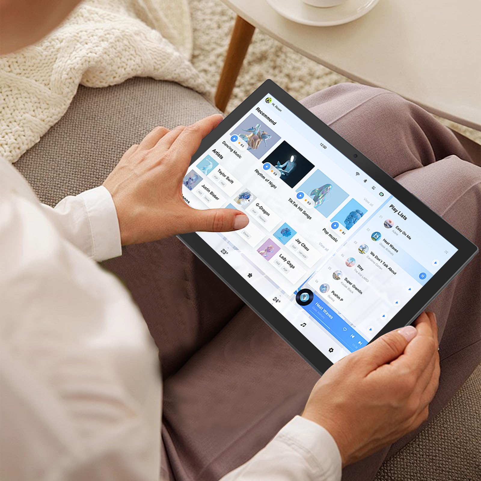 Foto 4 | Tablet Peicheng Android 13 De 10.1 Pulgadas, 10 Gb De Ram Y 64 Gb De Rom, Color Negro - Venta Internacional.