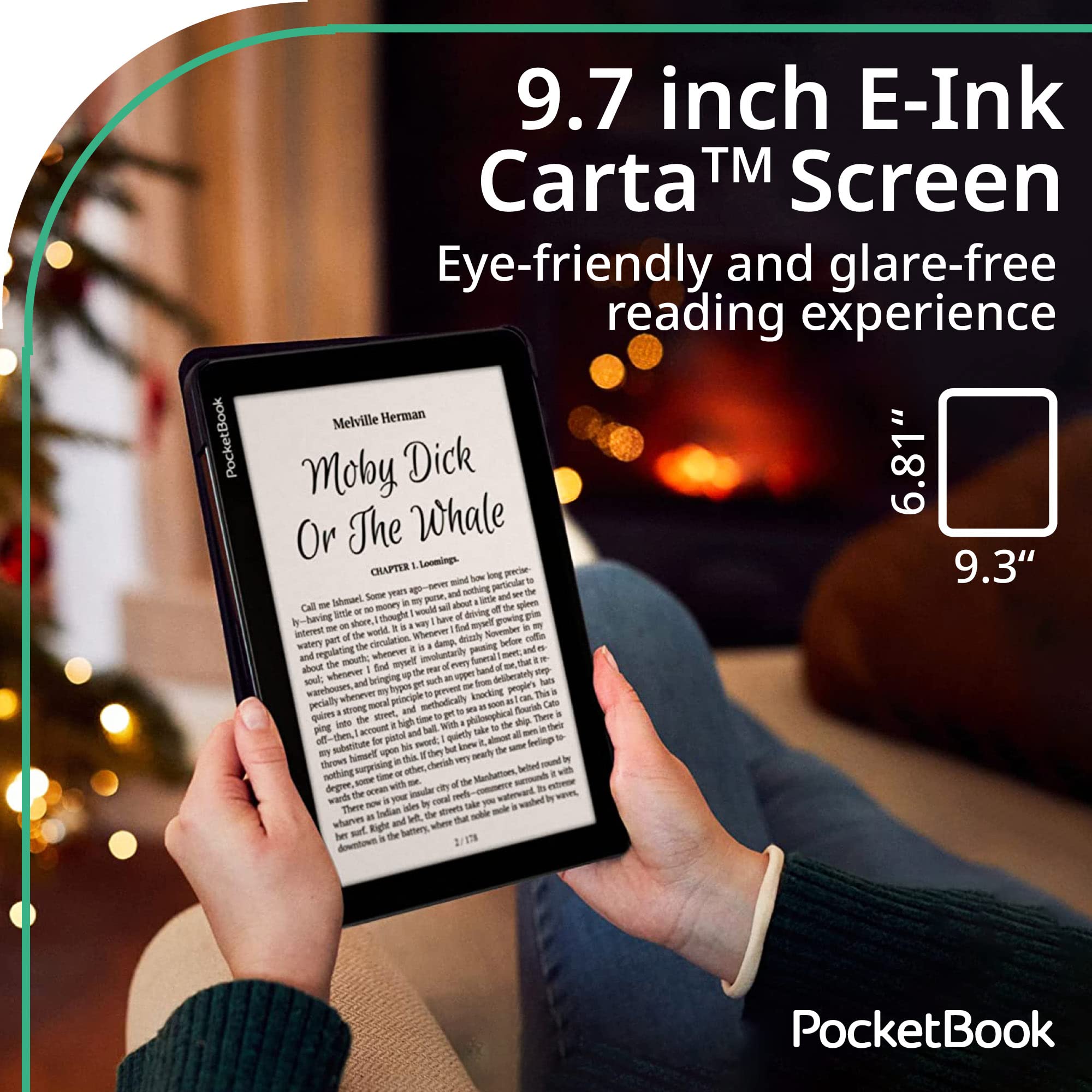 Foto 2 | Lector De Libros Electrónicos Pocketbook Inkpad Lite, Pantalla De 9,7 Pulgadas, 8 Gb, Wi-fi - Venta Internacional.