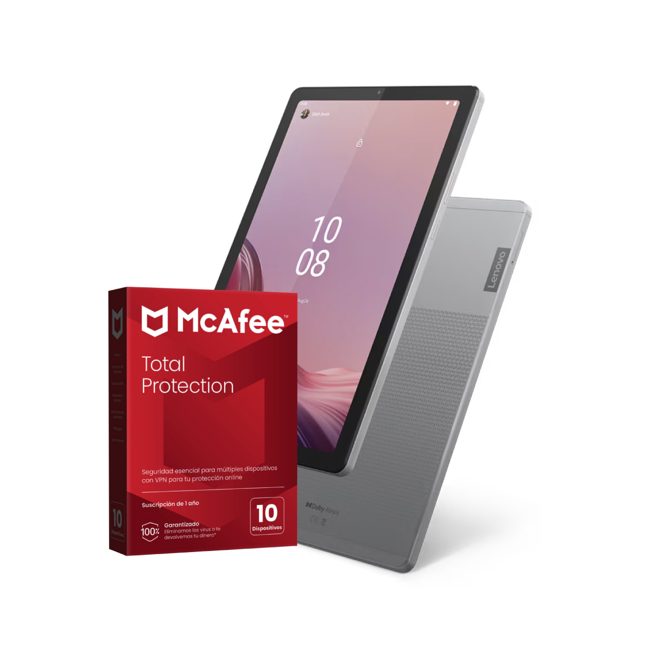 Foto 2 pulgar | Tablet Lenovo Tab M9 Tb310xu 9'' G80 Ram 4gb Emmc 64gb 4g Lte + Antivirus Mcafee Total Protection Digital