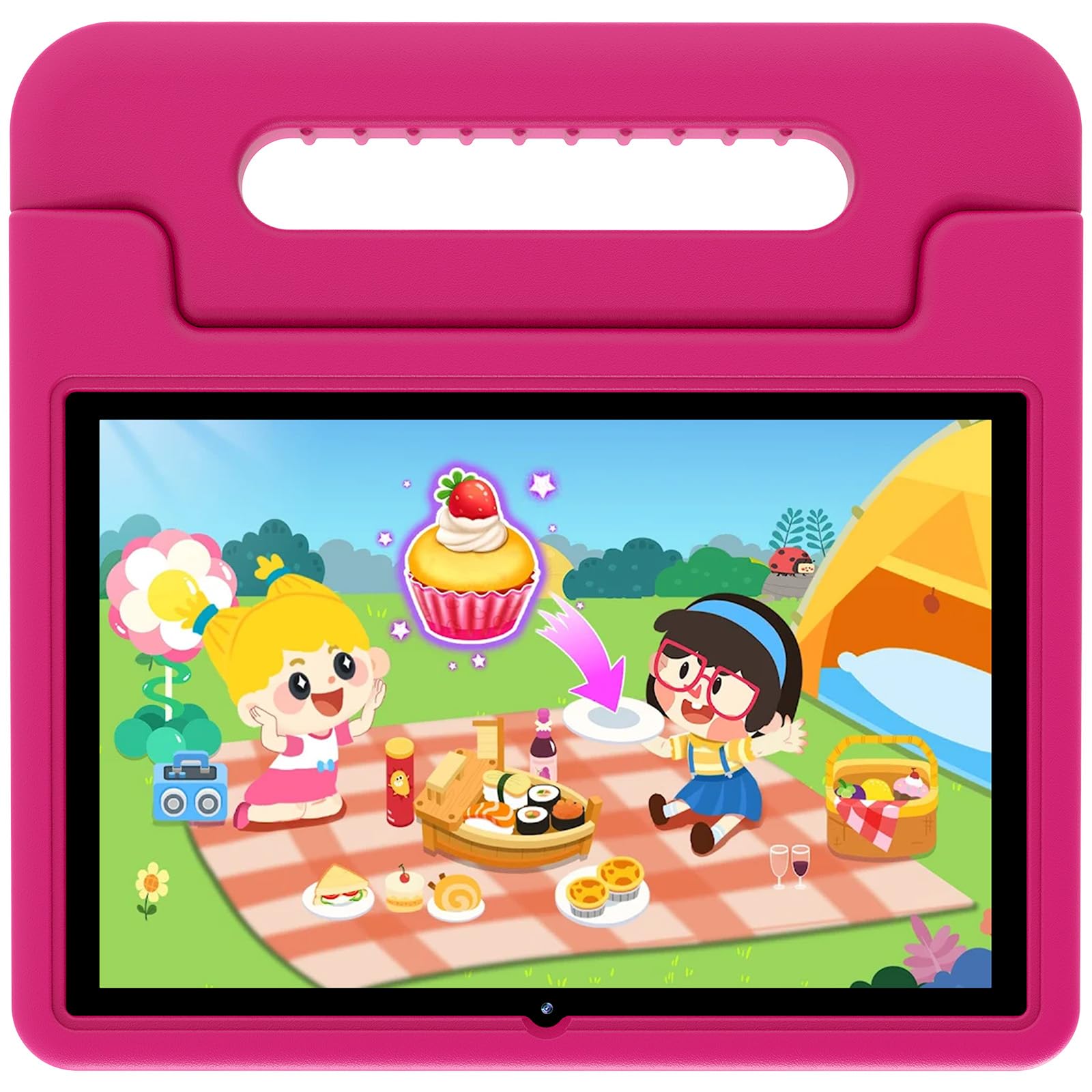 Foto 1 | Tablet Apolosign Kids De 10.1 Pulgadas Android 13 32 Gb Rosa Con Funda - Venta Internacional.