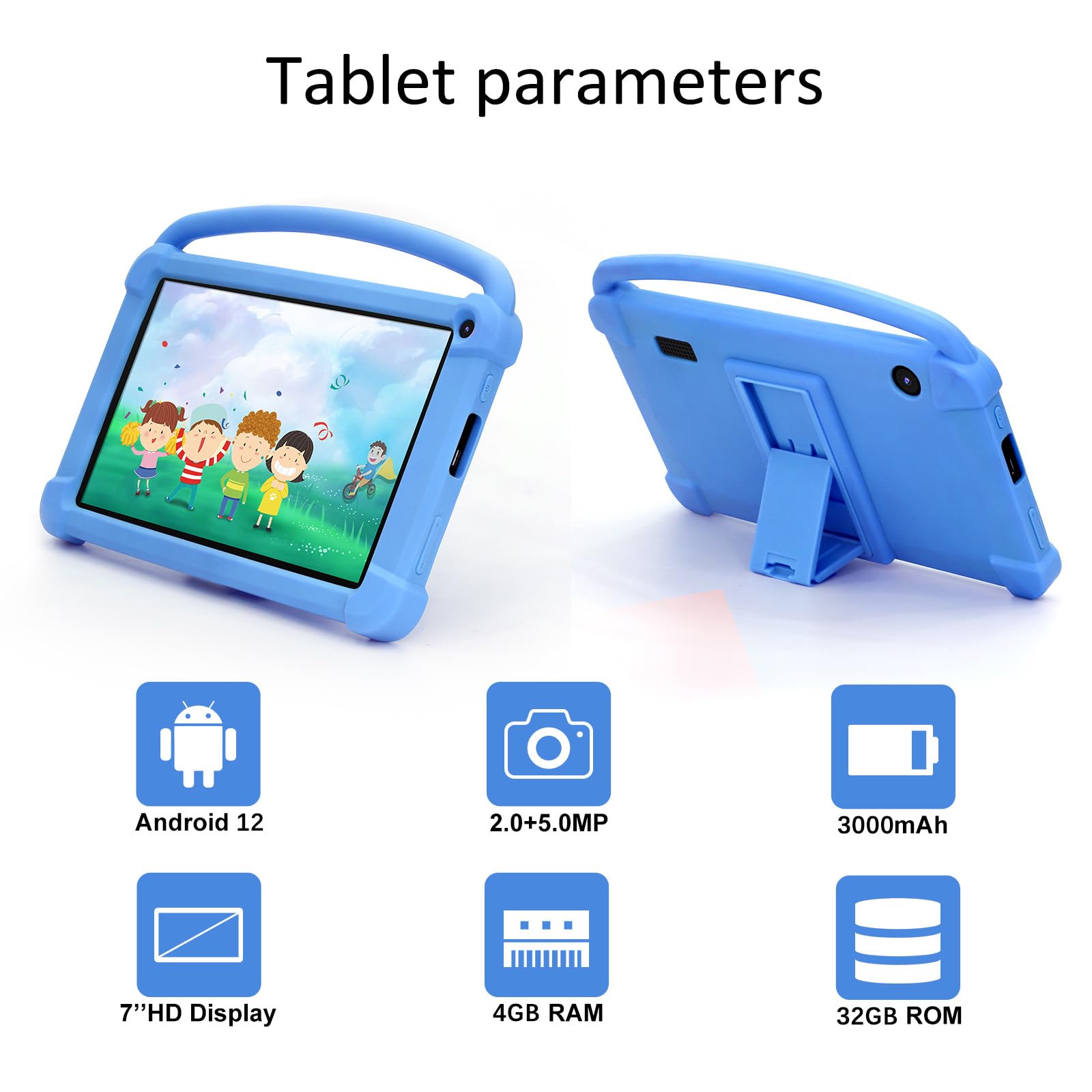 Foto 4 pulgar | Tablet Atozee Kids De 7 Pulgadas, 4 Gb De Ram, 32 Gb, Android, 1 Tb, Ampliar - Venta Internacional.