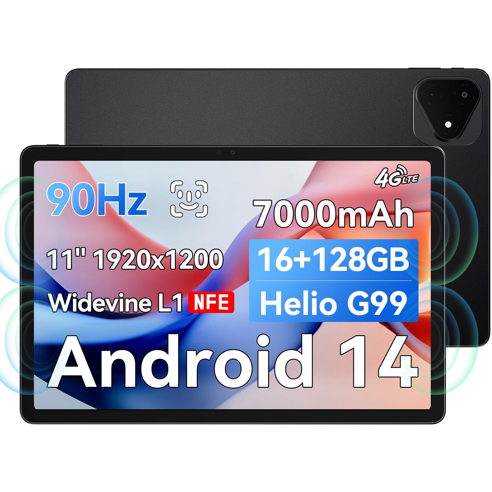 Foto 2 pulgar | Tableta Alldocube Iplay 60 Pro De 11 Pulgadas, 16 Gb De Ram, 128 Gb, Android 14 - Venta Internacional.