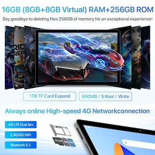 Foto 3 | Tablet Umidigi G7 Tab Pro 2025 De 16 Gb+256 Gb+1 Tb, 11 Pulgadas, Fhd+ - Venta Internacional.