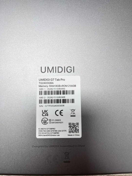 Foto 7 | Tablet Umidigi G7 Tab Pro 2025 De 16 Gb+256 Gb+1 Tb, 11 Pulgadas, Fhd+ - Venta Internacional.