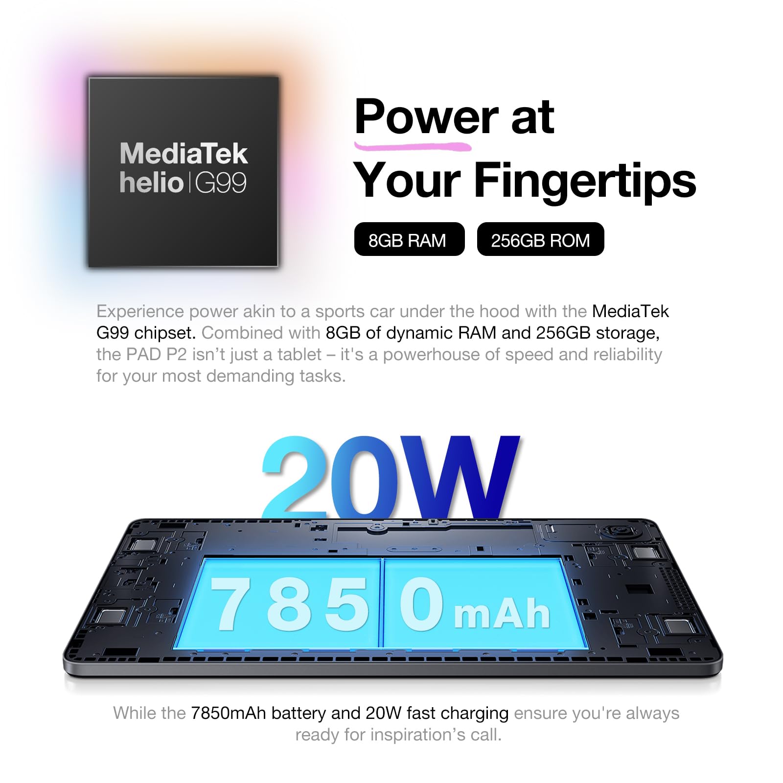 Foto 5 | Tablet Agm Pad P2 11 Pulgadas Android 14 16 (8+8) Gb + 256 Gb 7850 Mah - Venta Internacional.