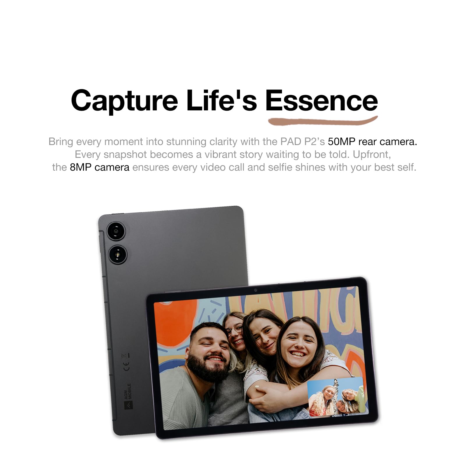 Foto 7 pulgar | Tablet Agm Pad P2 11 Pulgadas Android 14 16 (8+8) Gb + 256 Gb 7850 Mah - Venta Internacional.