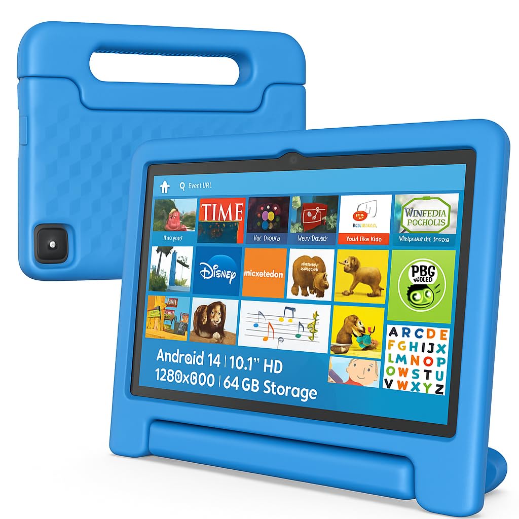 Foto 2 pulgar | Tableta Infantil Nobklen 10.1 Android 14 64 Gb Ram 8 Gb Wifi 6 Gps Bt - Venta Internacional.