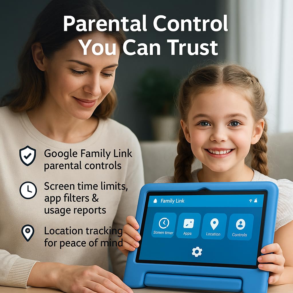 Foto 4 pulgar | Tableta Infantil Nobklen 10.1 Android 14 64 Gb Ram 8 Gb Wifi 6 Gps Bt - Venta Internacional.