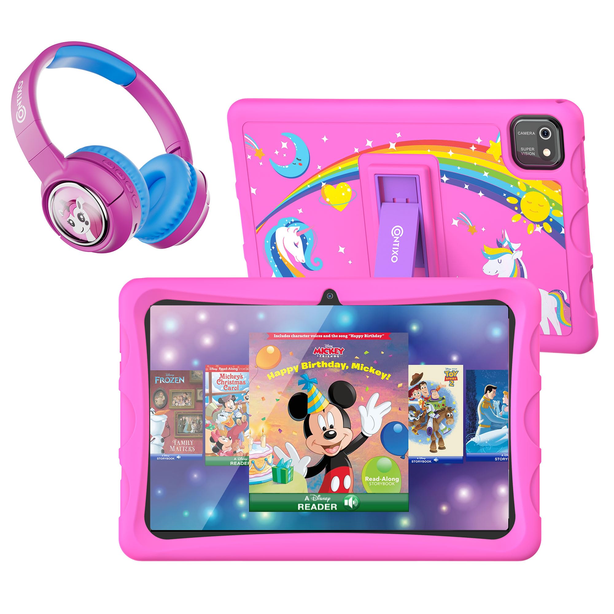 Foto 1 | Tablet Contixo K103 Para Niños Pequeños, 10 Pulgadas, 3 Gb De Ram, 32 Gb De Almacenamiento, Rosa - Venta Internacional.