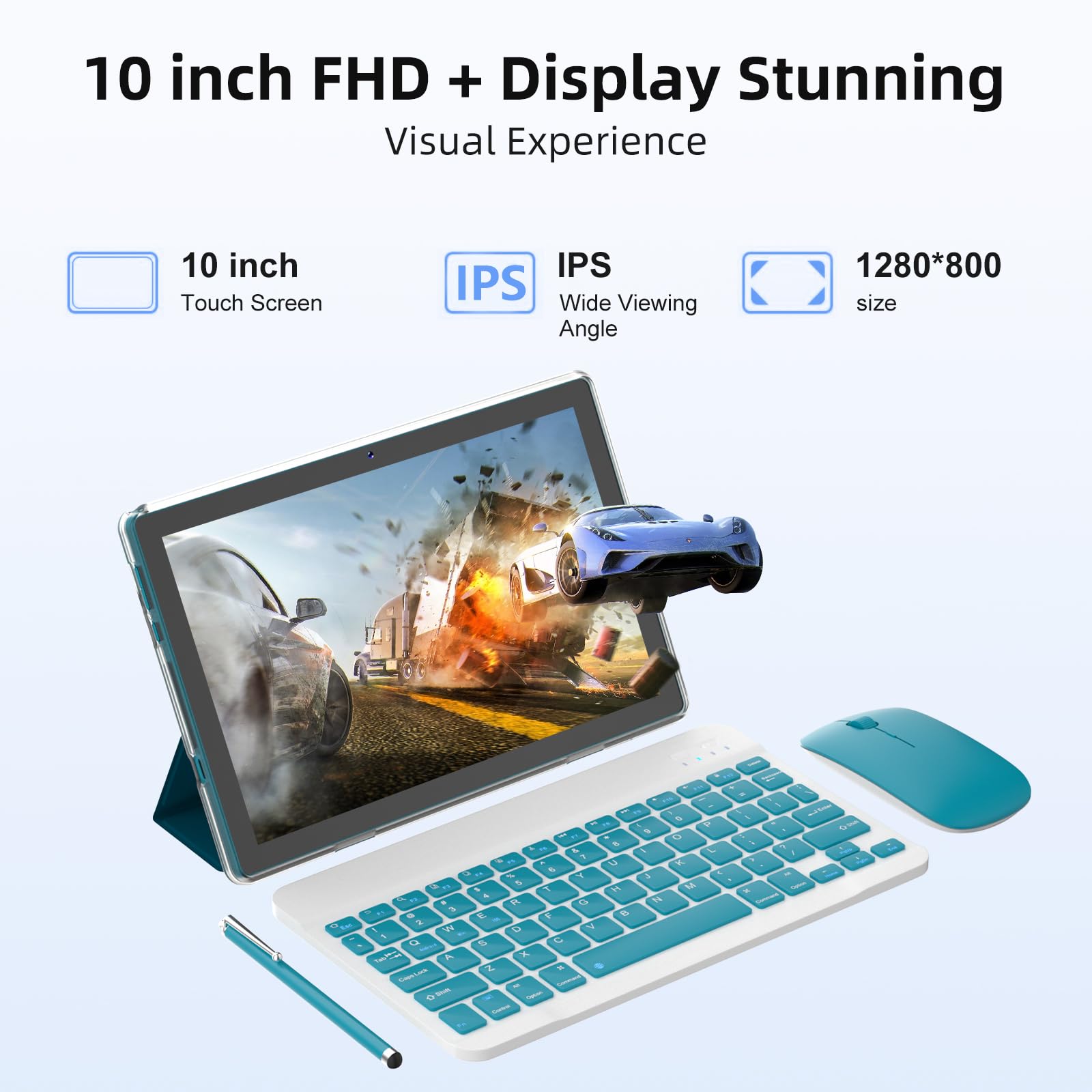 Foto 6 | Tablet Zzb 10.1 Android 14 8 Gb Ram 64 Gb Rom 1 Tb Expandir - Venta Internacional.