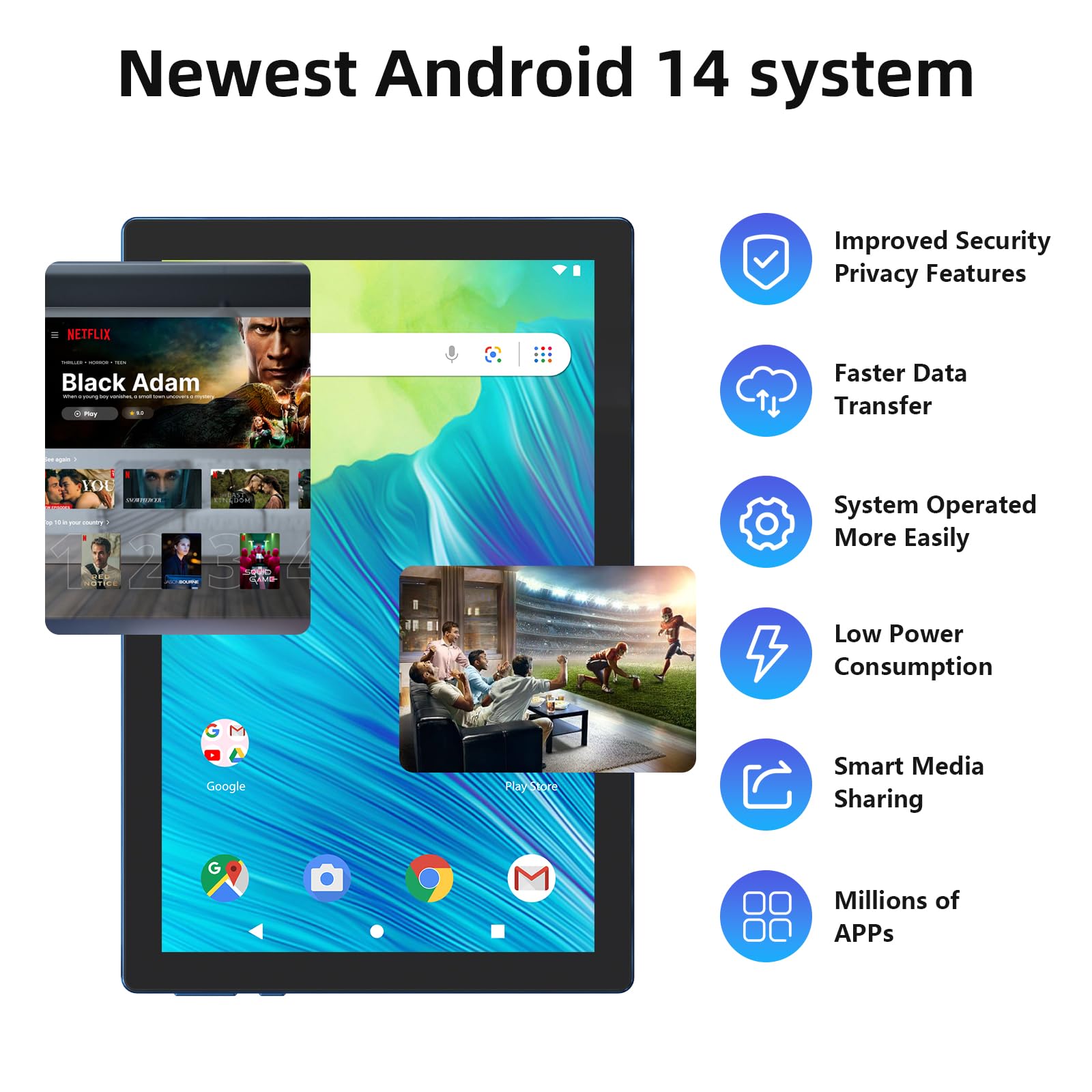 Foto 8 pulgar | Tablet Zzb 10.1 Android 14 8 Gb Ram 64 Gb Rom 1 Tb Expandir - Venta Internacional.
