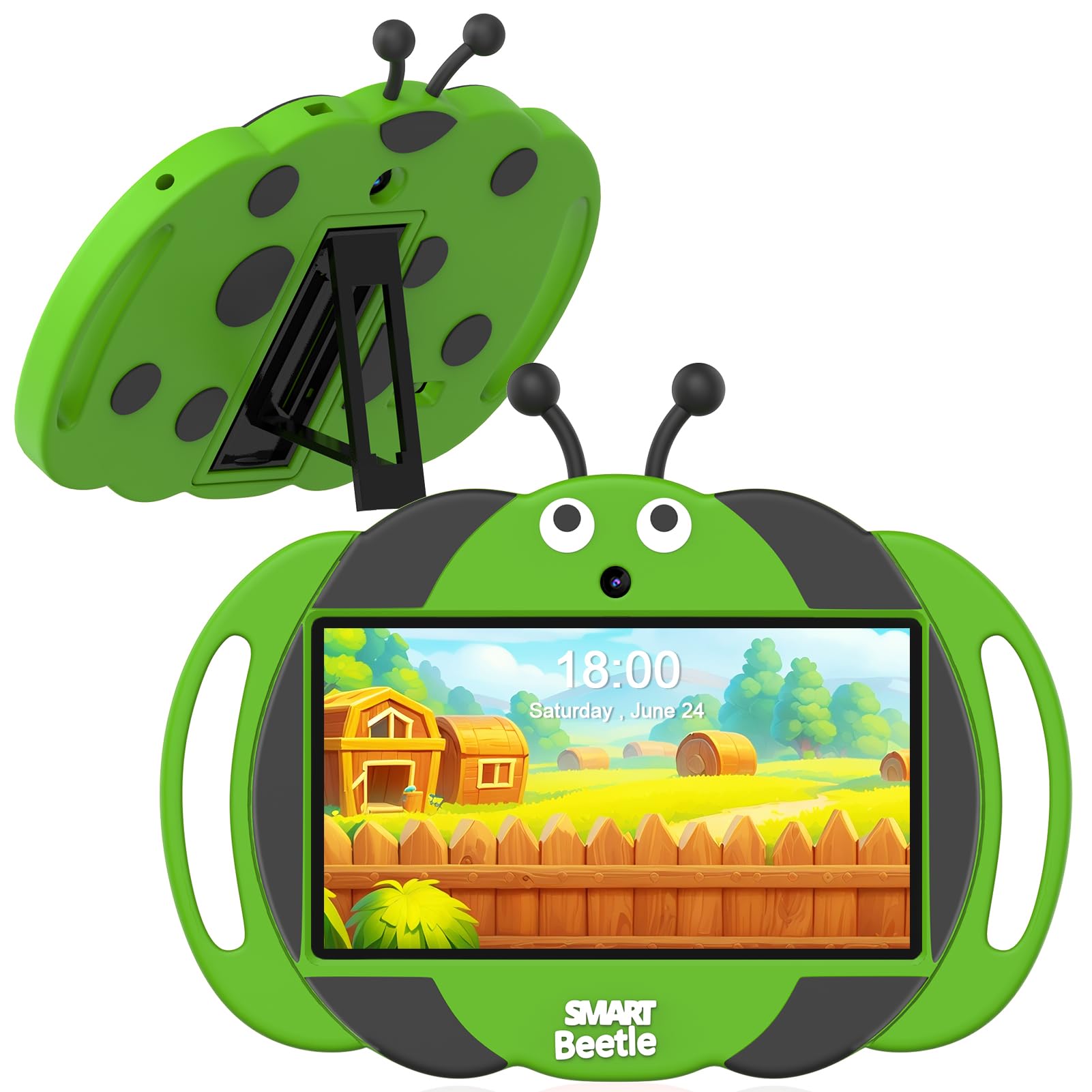 Foto 2 pulgar | Tablet Volentex Android 13 Kids 7 Pulgadas 32 Gb Rom Con Funda Verde - Venta Internacional.