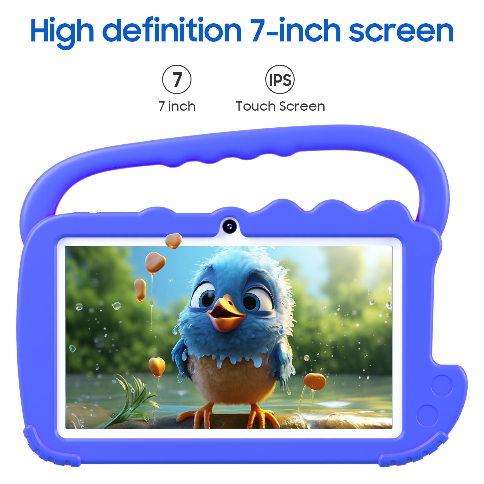 Foto 7 pulgar | Tablet Zzb Kids De 7 Pulgadas Con Android 12, 4 Gb De Ram Y 32 Gb De Rom Con Funda - Venta Internacional.