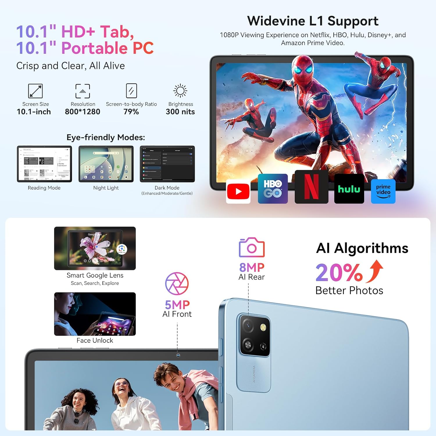 Foto 4 | Tablet Blackview Tab 60pro 10.1 Pulgadas 128 GB 12 GB RAM - Venta Internacional